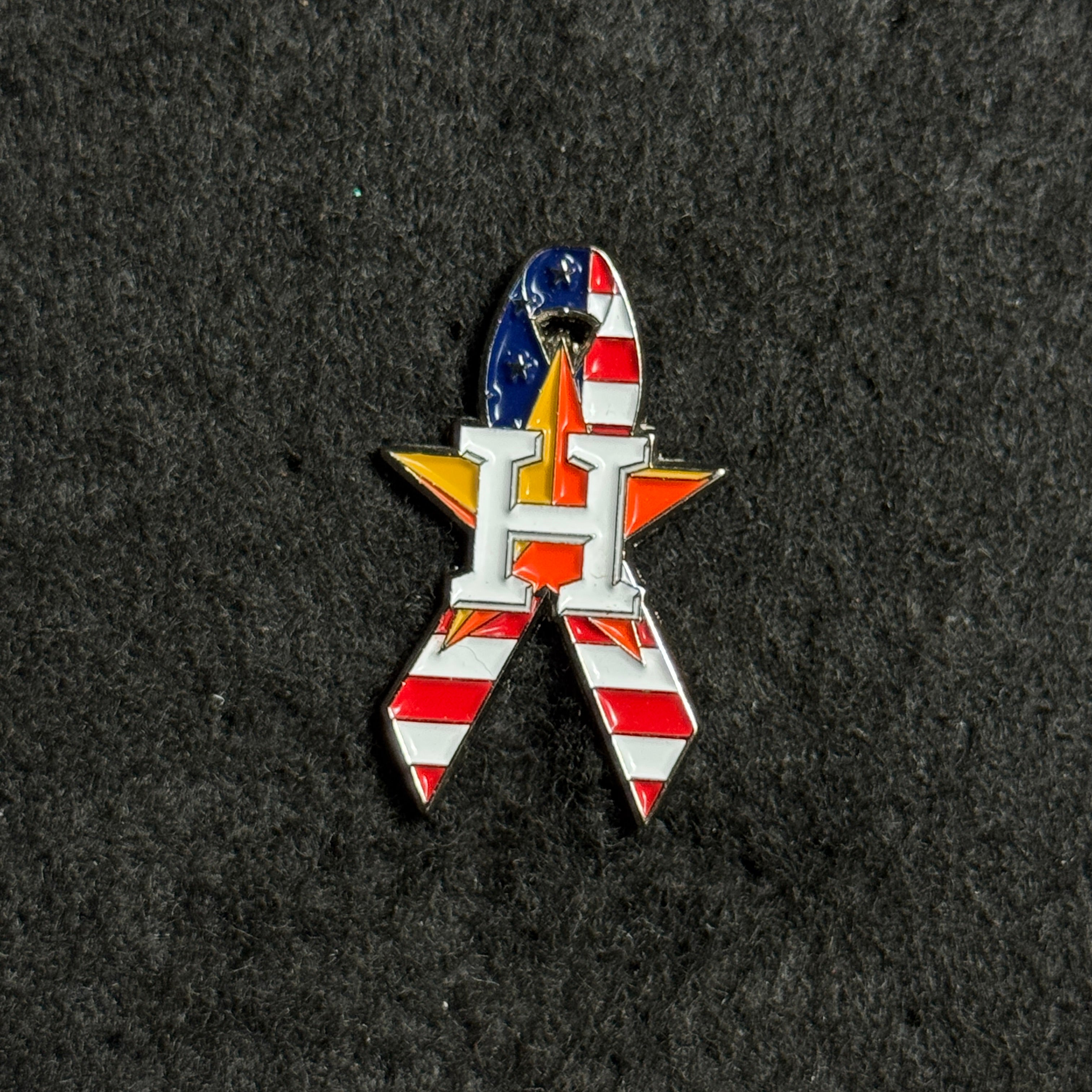 Houston Astros Ribbon Graphic Pin