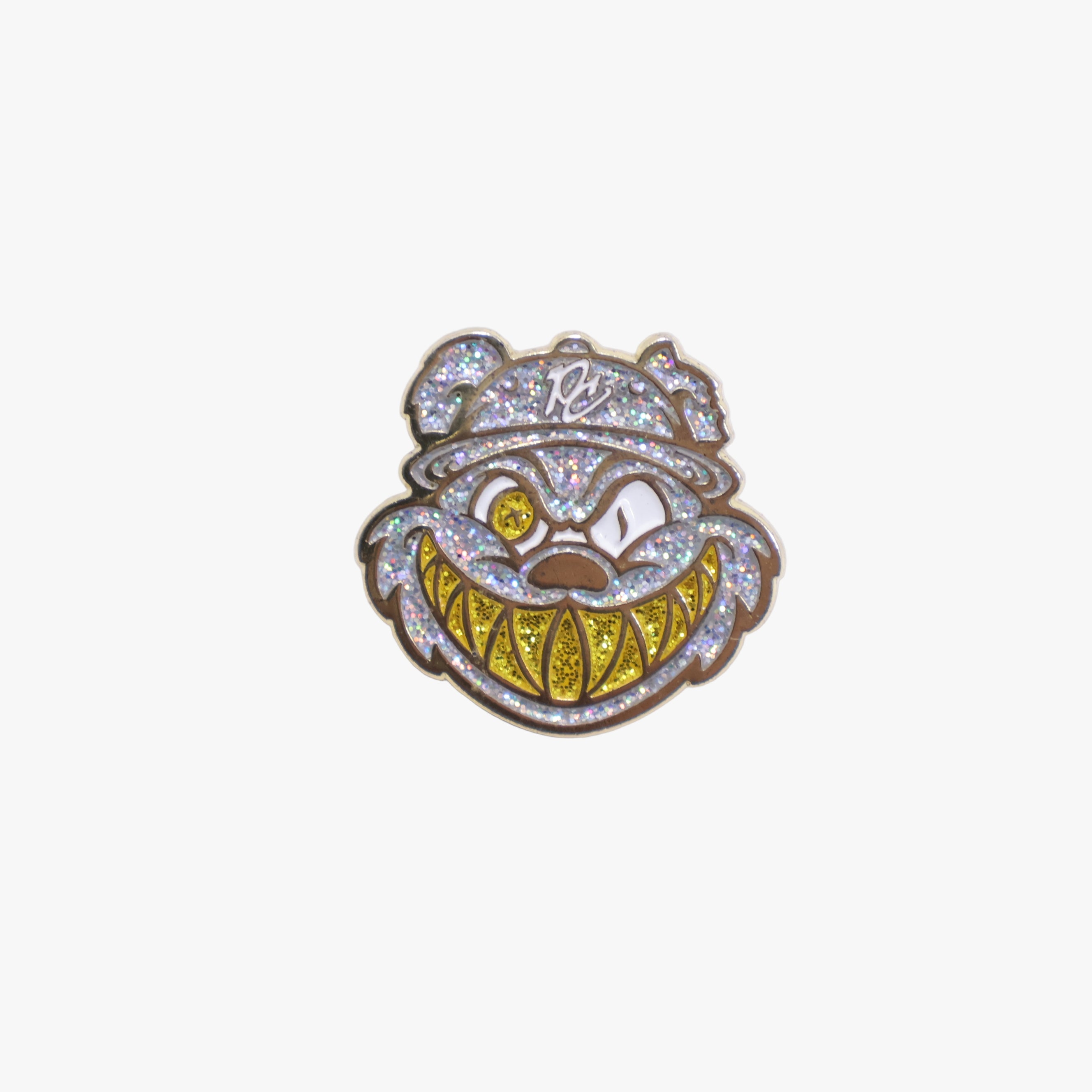 Pinzcity Bear Classic Silver Graphic Pin