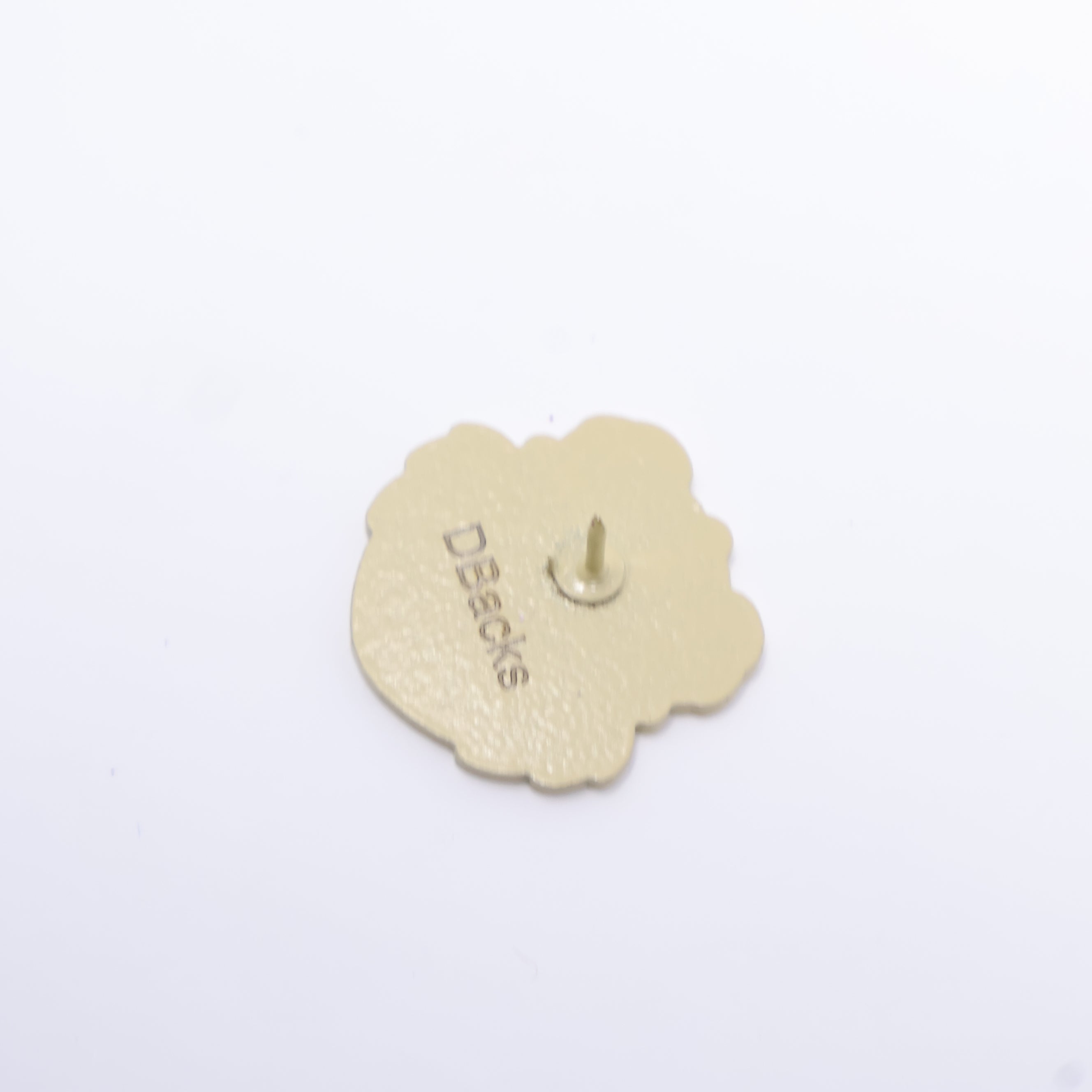 Pinzcity Bear Monogram Red Graphic Pin