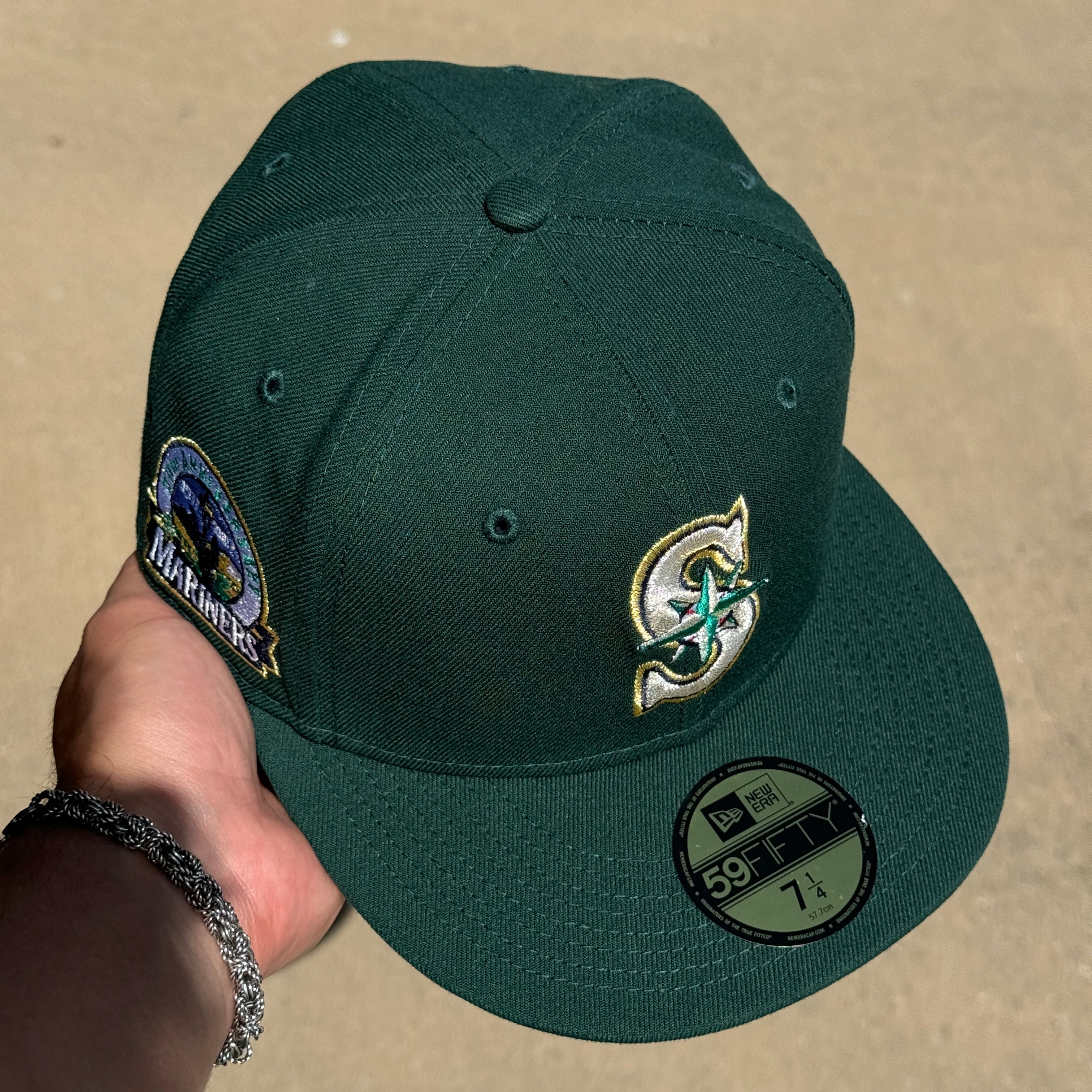 Green Seattle Mariners 30th Anniversary 59fifty New Era Fitted Hat Cap