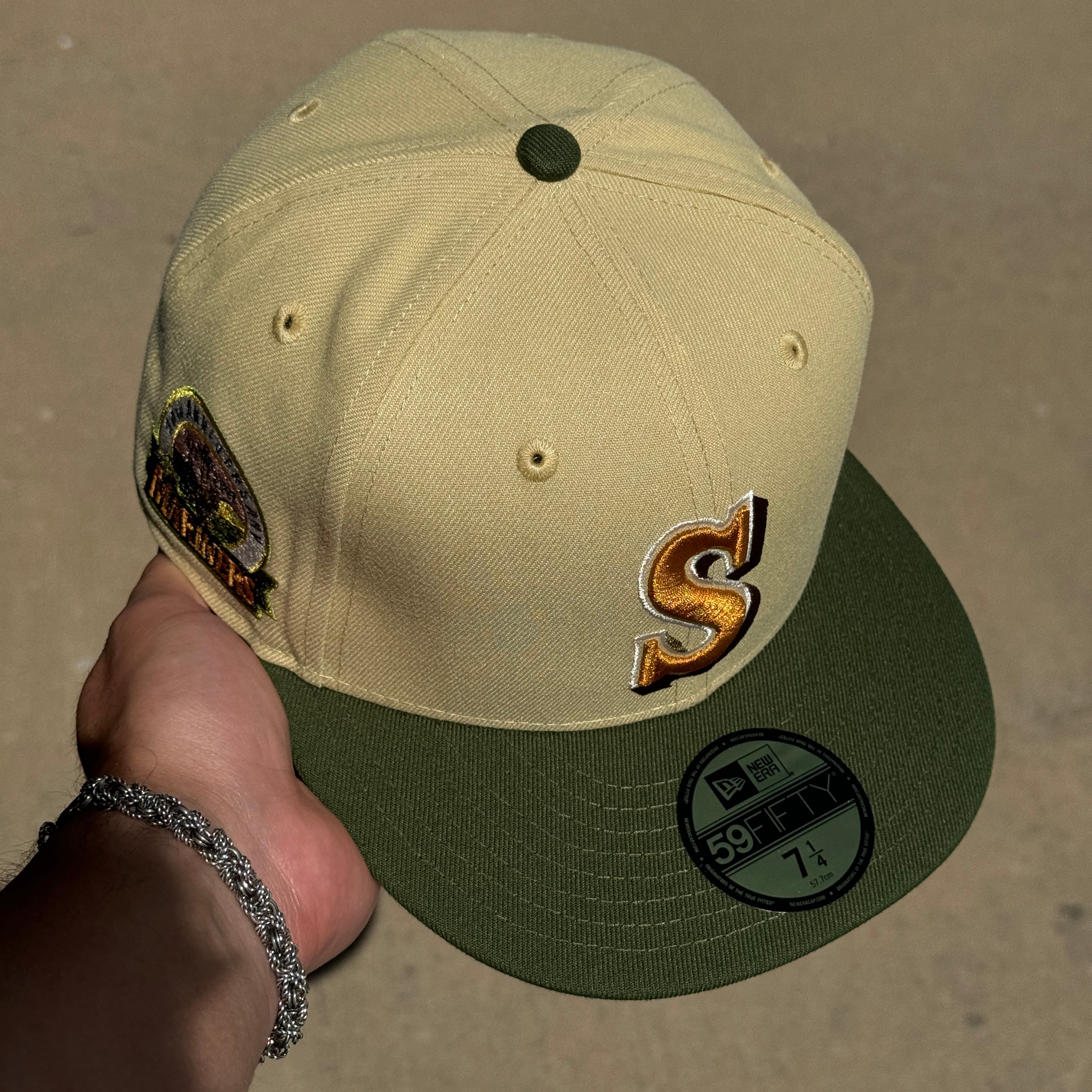 Khaki Seattle Mariners 30th Anniversary 59fifty New Era Fitted Hat Cap