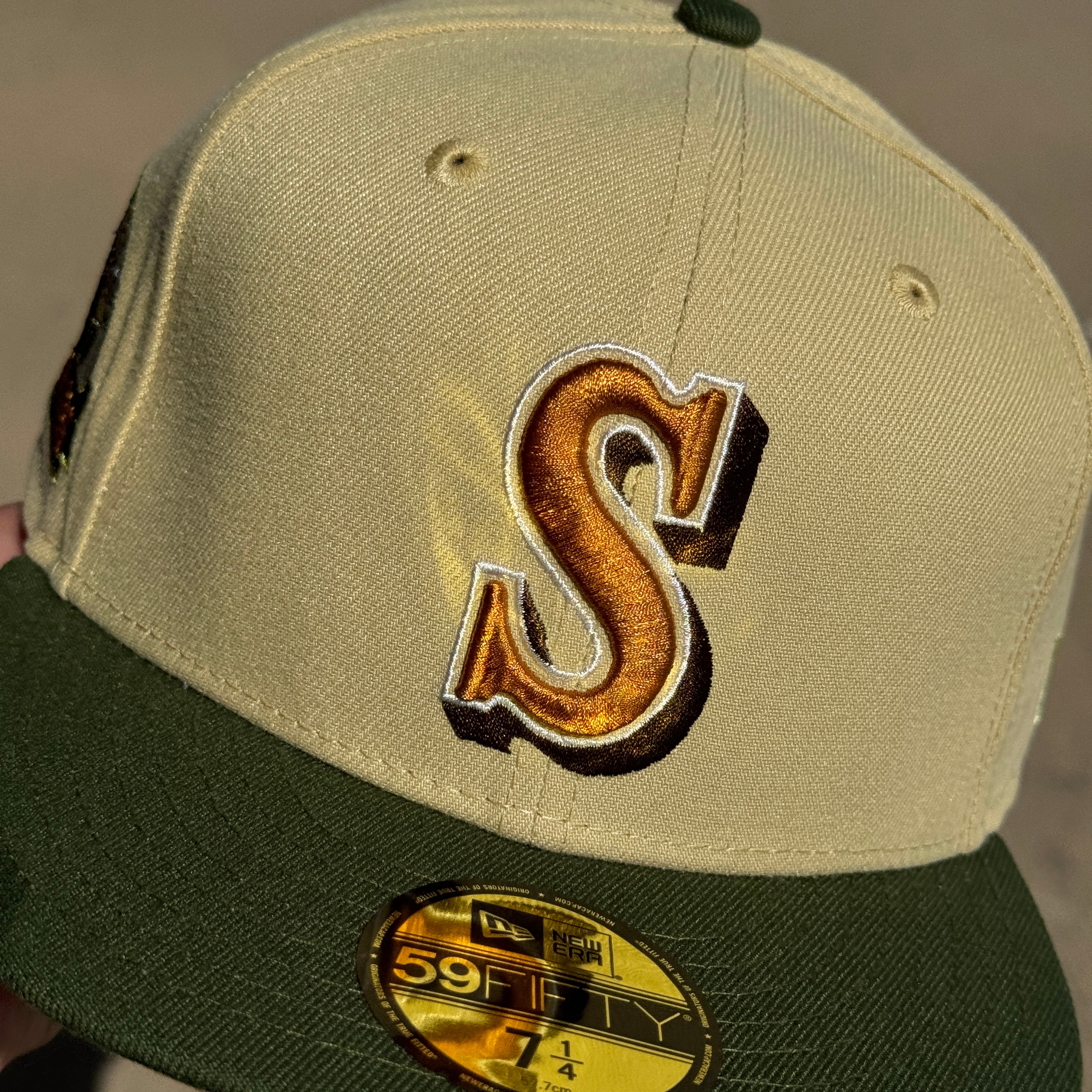 Khaki Seattle Mariners 30th Anniversary 59fifty New Era Fitted Hat Cap