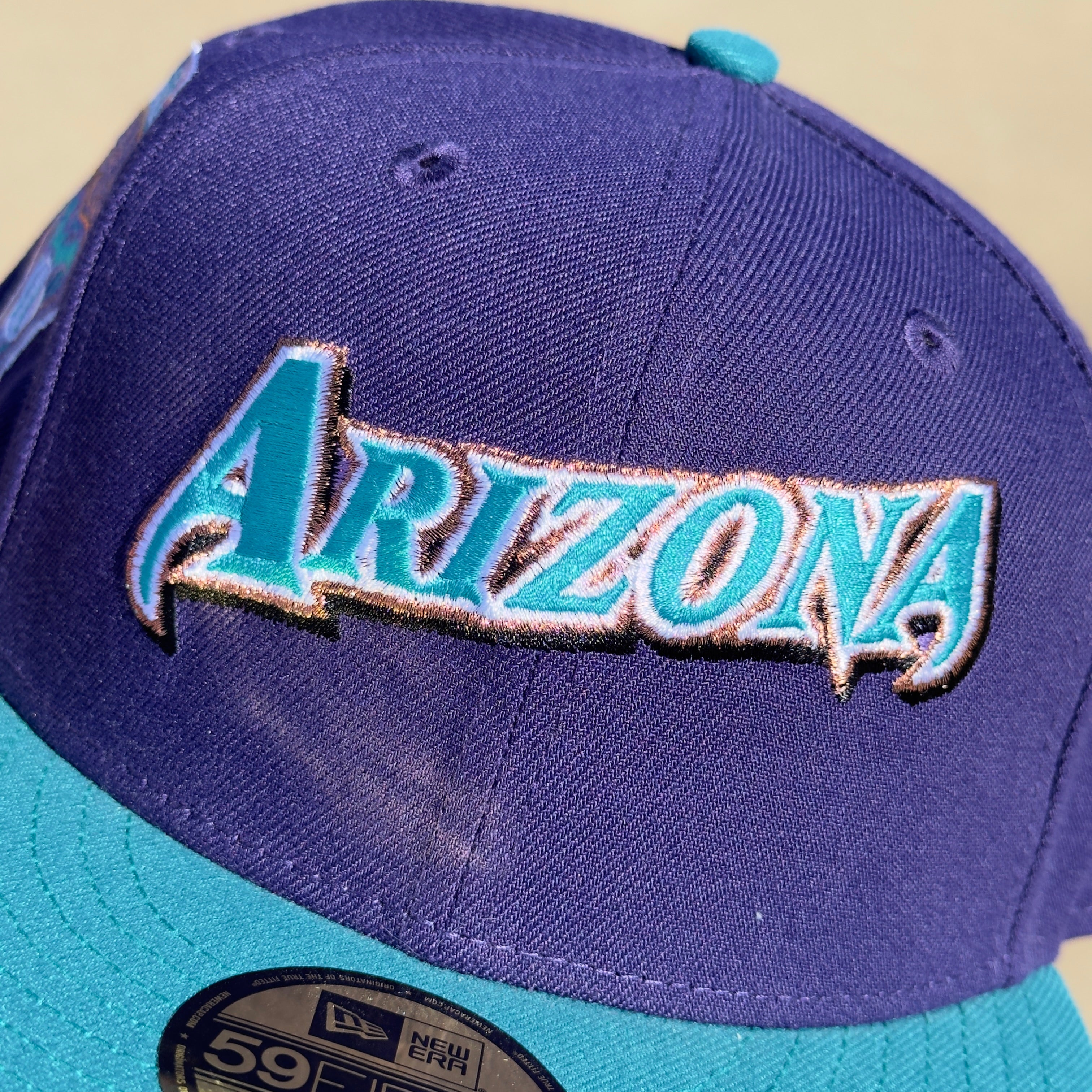7 1/4 Purple Arizona Diamondbacks 1998 Inaugural 59fifty New Era Fitted