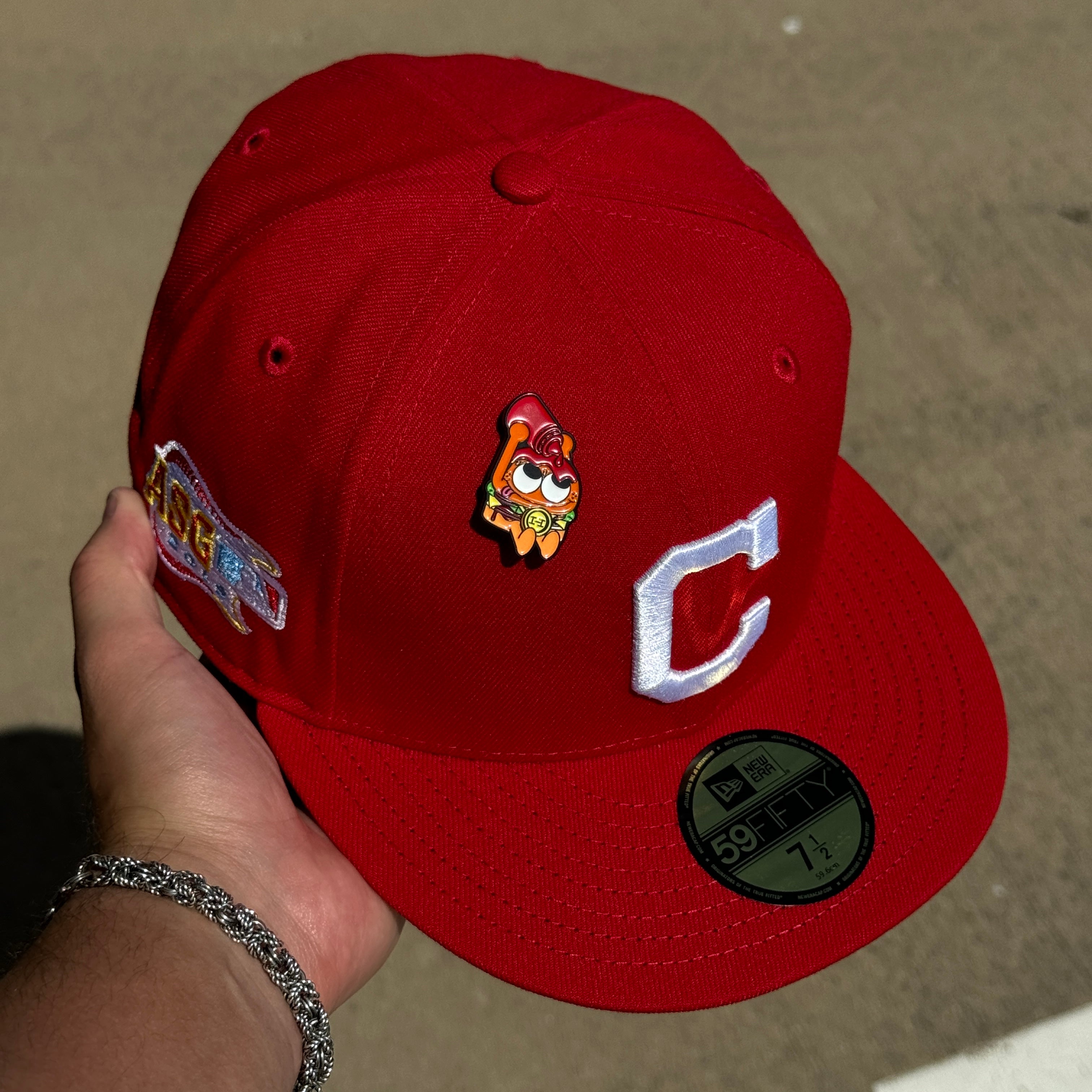 Red Cleveland Indians ASG 2019 Hatclub 59fifty New Era Fitted Hat Cap