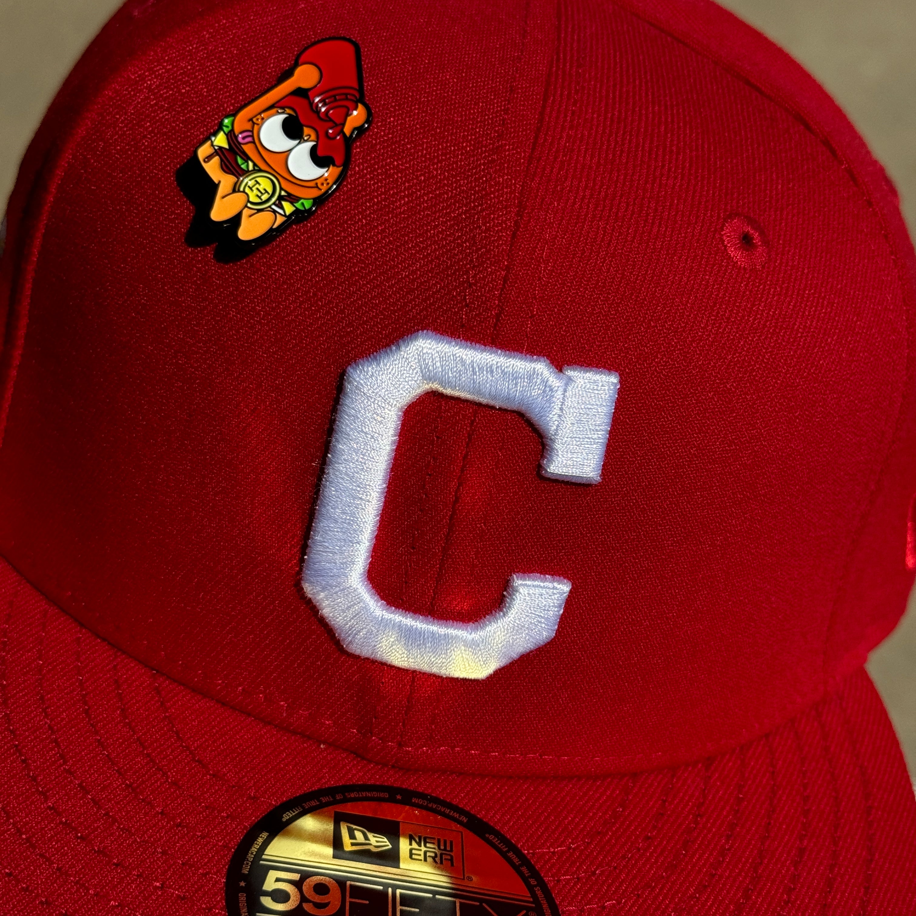 Red Cleveland Indians ASG 2019 Hatclub 59fifty New Era Fitted Hat Cap