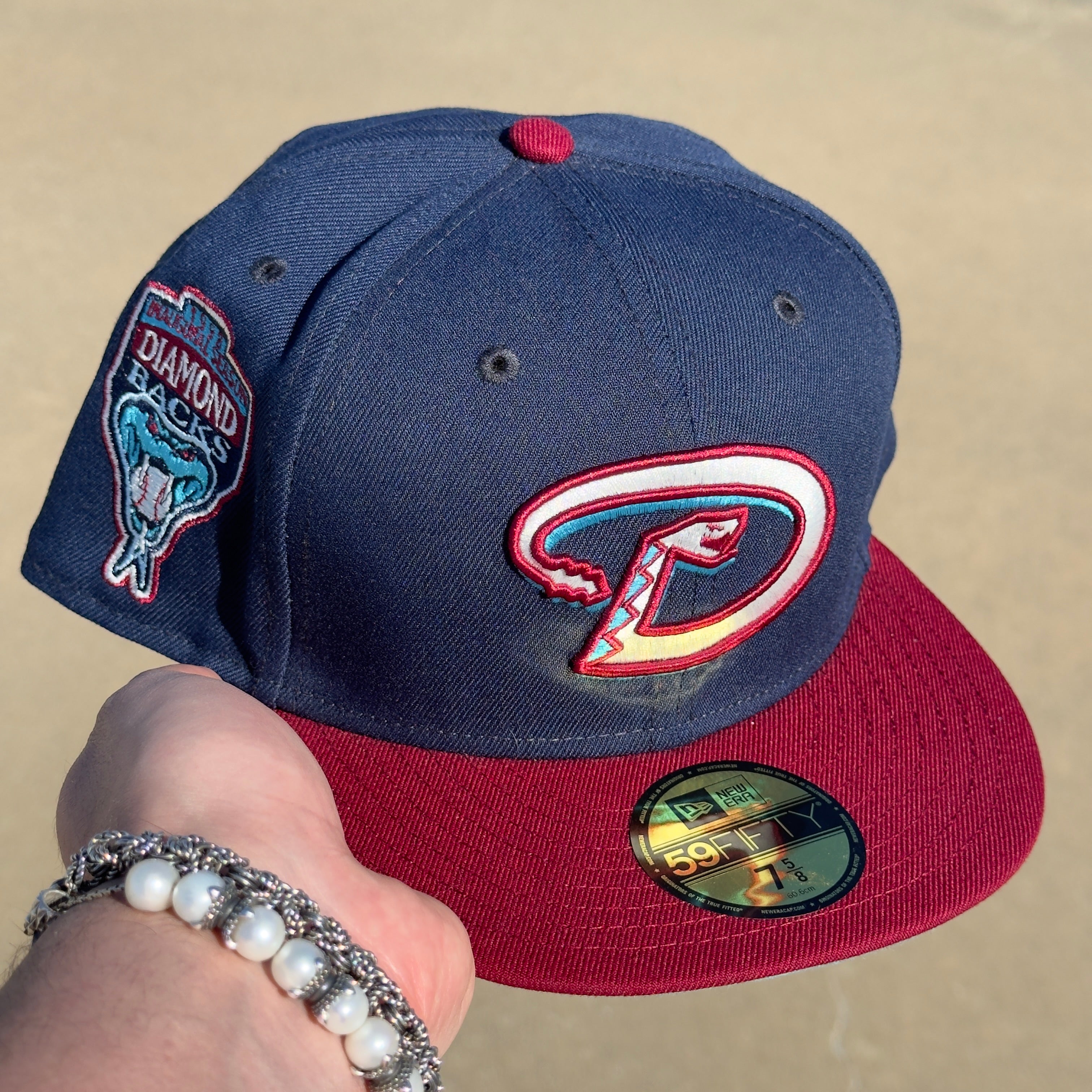 7 5/8 Arizona Diamondbacks 1998 Inaugural 59fifty New Era Fitted Cap