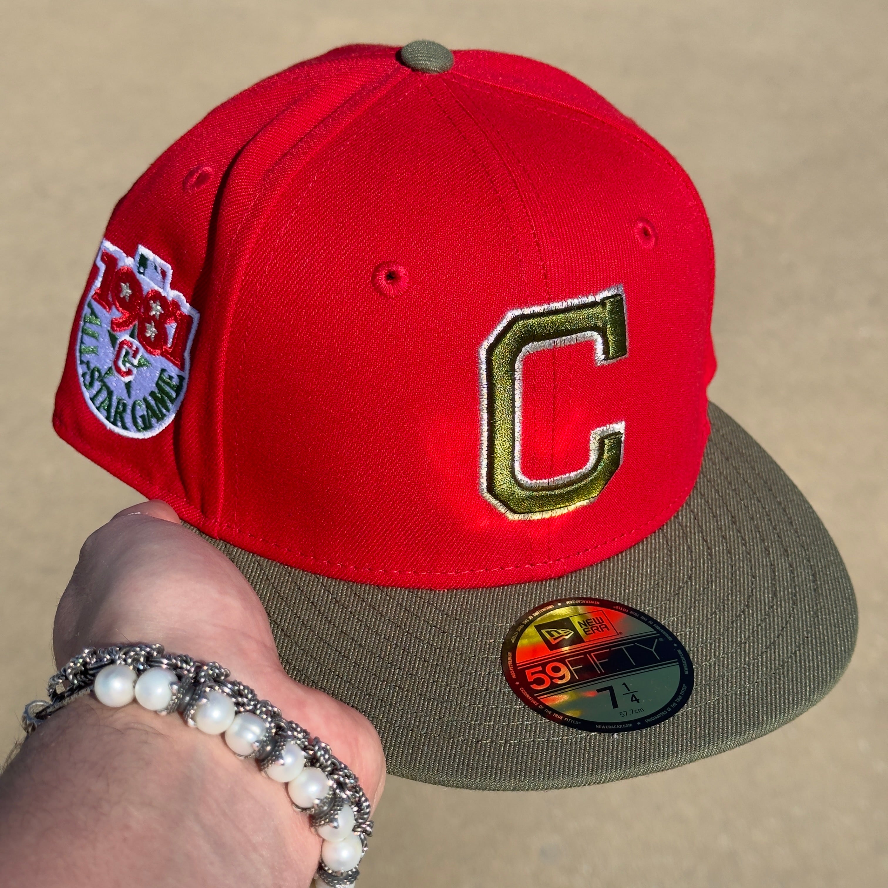 7 1/4 Hatclub NWT Cleveland Indians 1981 All Star Game 59fifty New Era Fitted