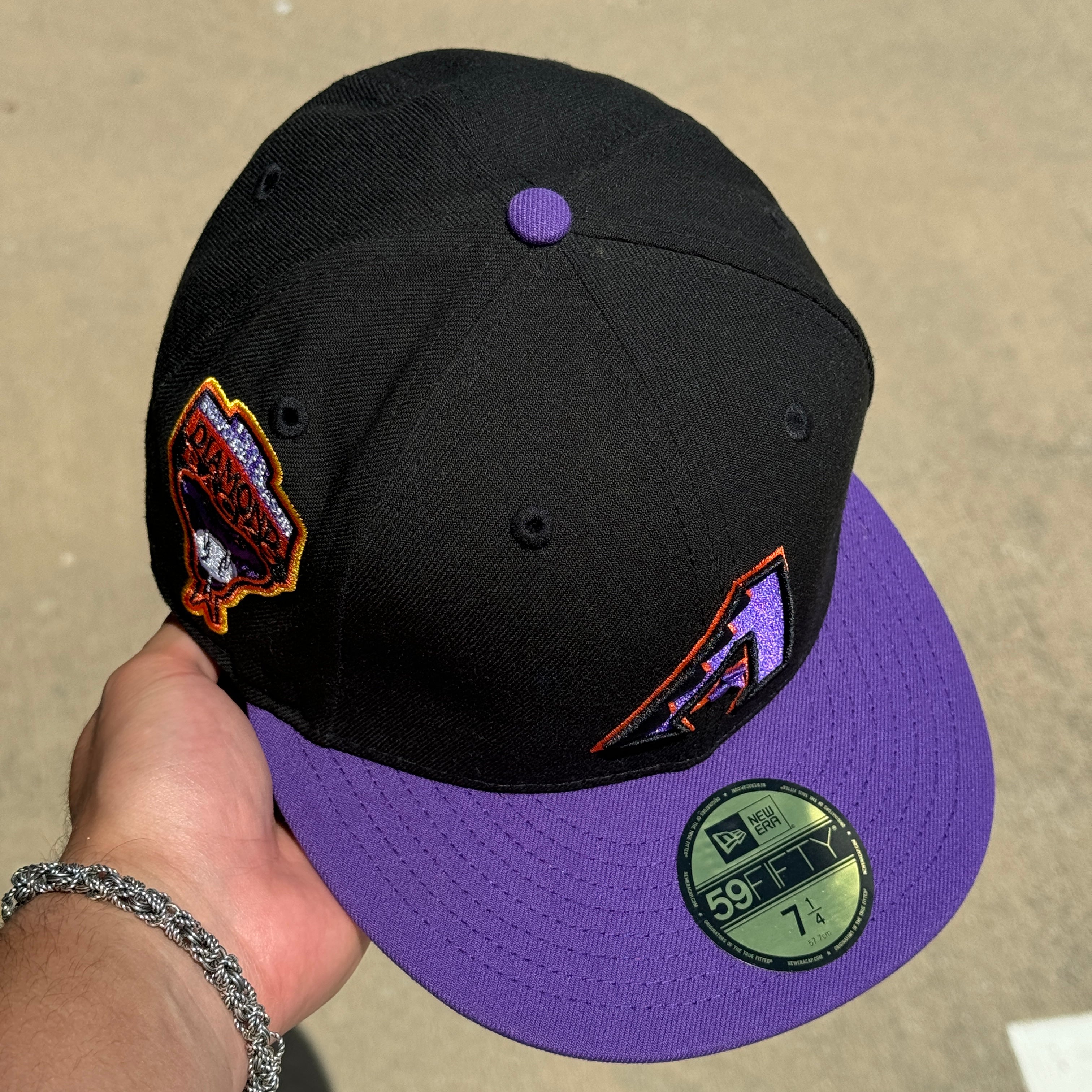 Black Arizona Diamondbacks 1998 Inaugural 59fifty New Era Fitted Hat Cap