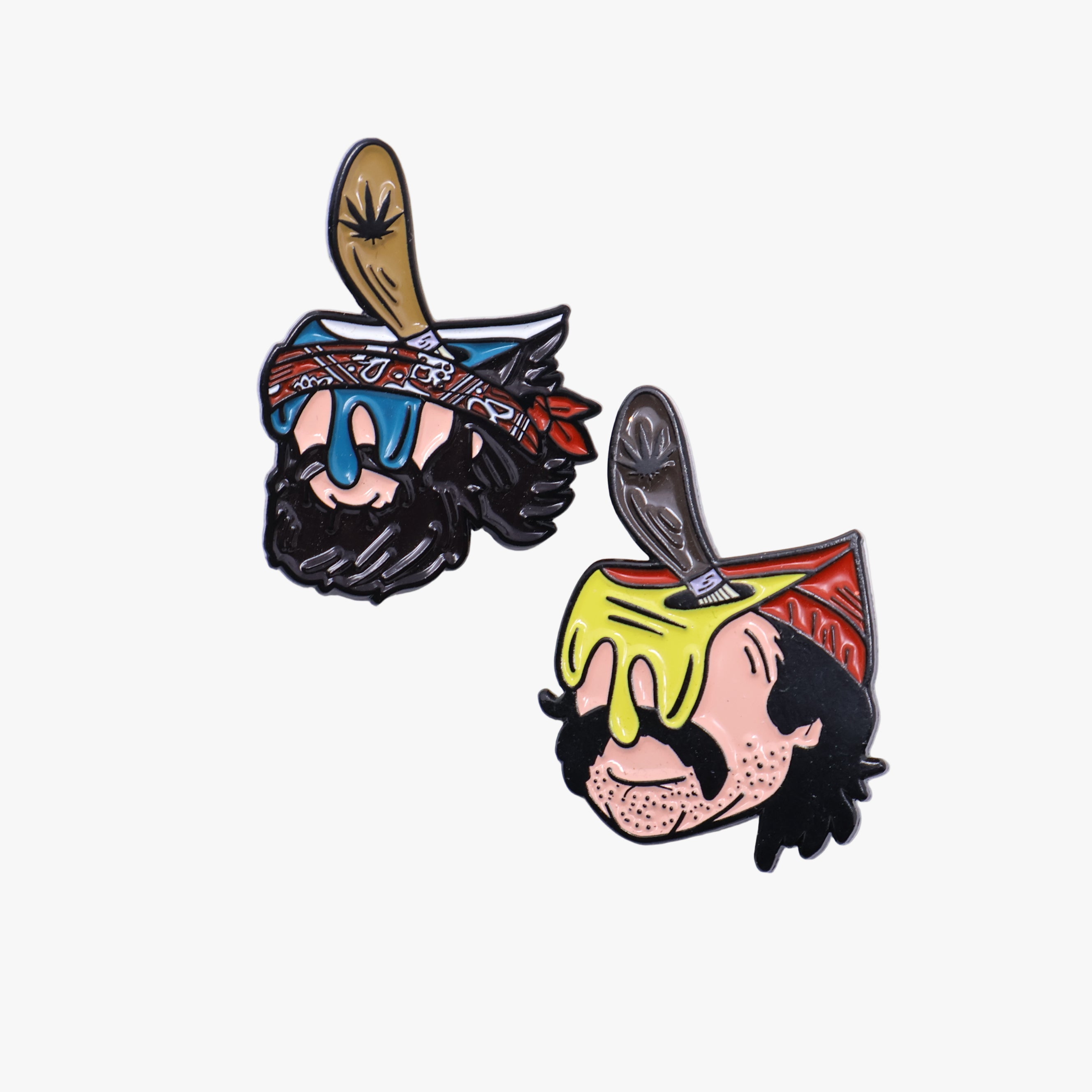 UmbrellaHeights Cheech & Chong Paint Bucket Set Graphic Pin