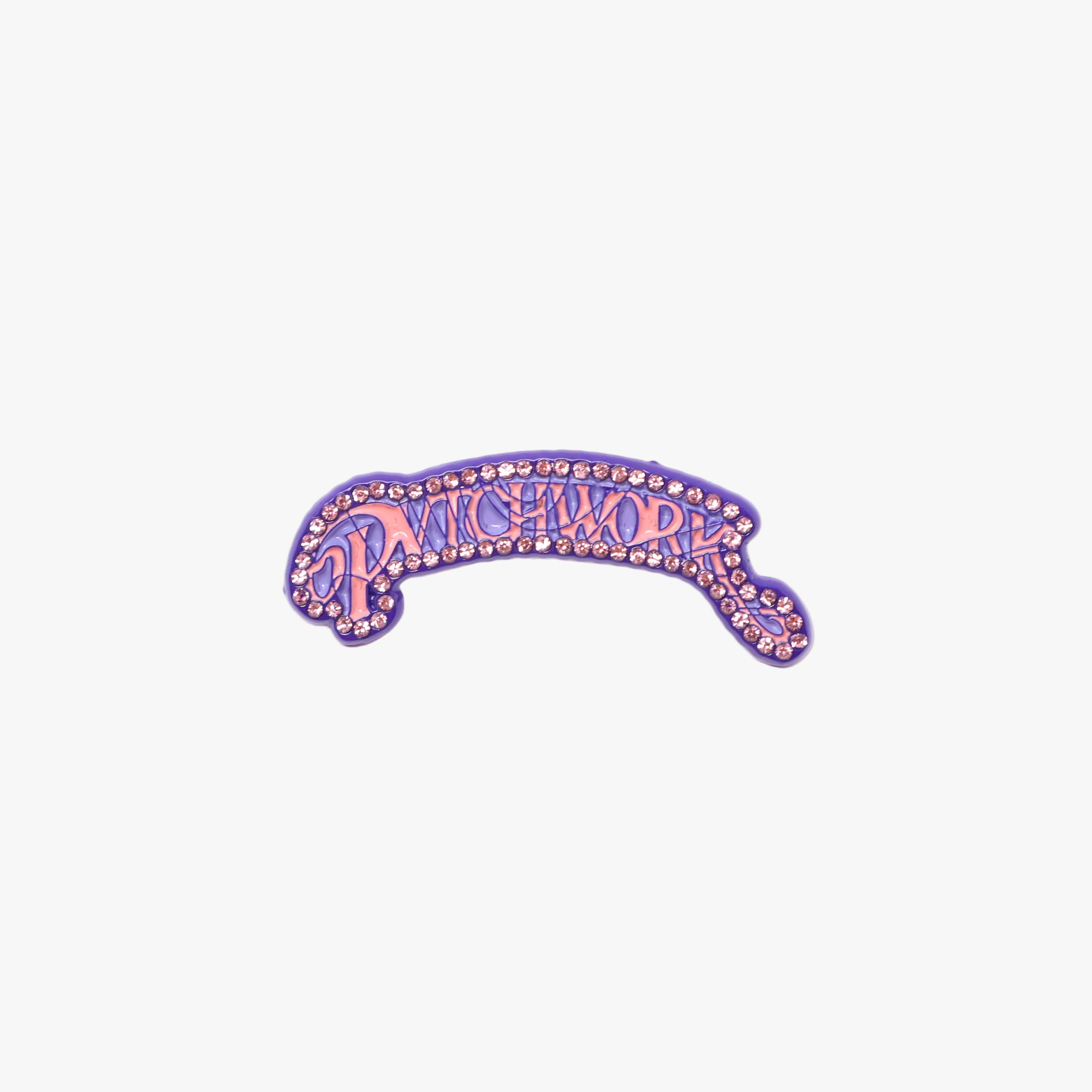 PvtchWork "Screwed" Purple/Pink Script Pin