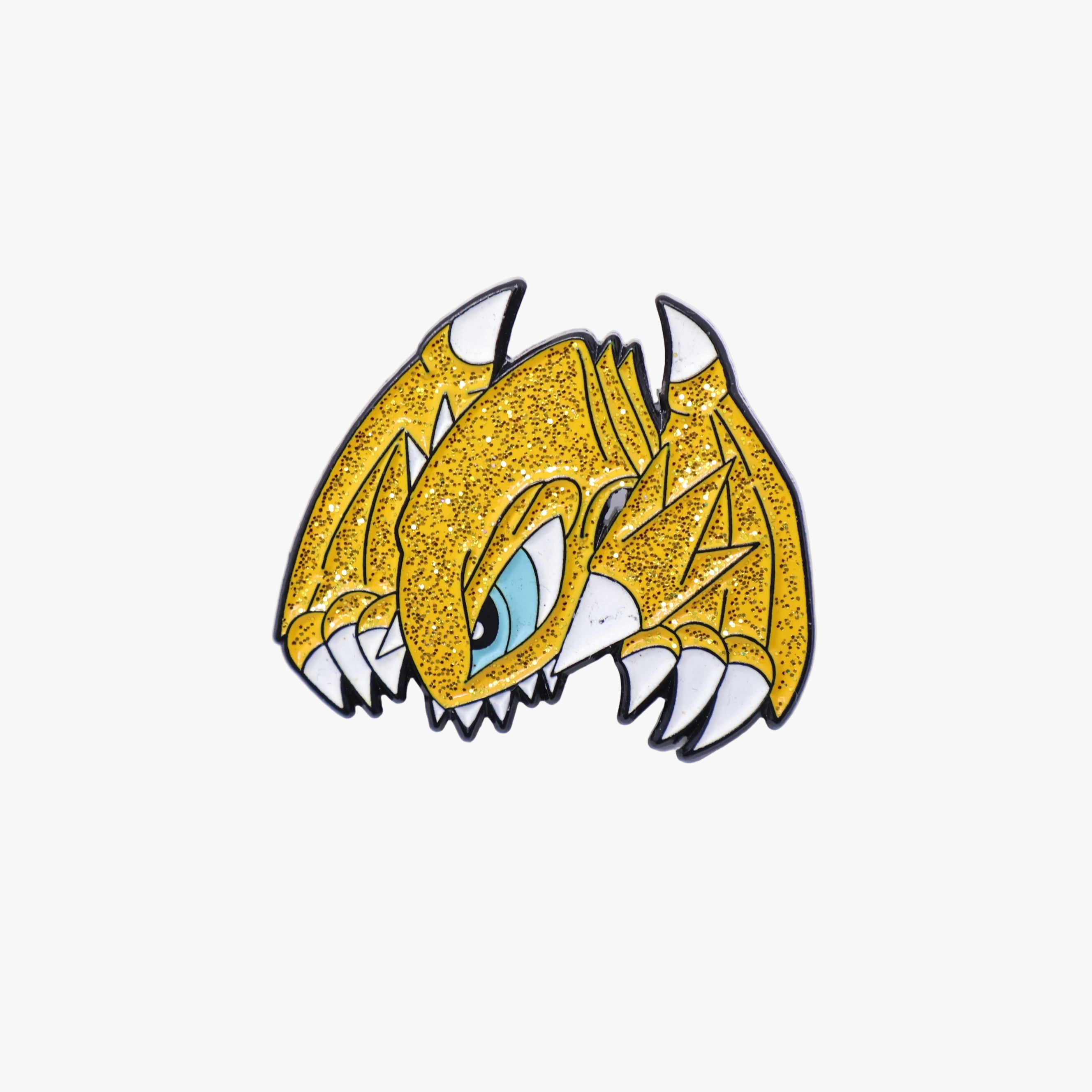 Orange Dragon Peeker Pin