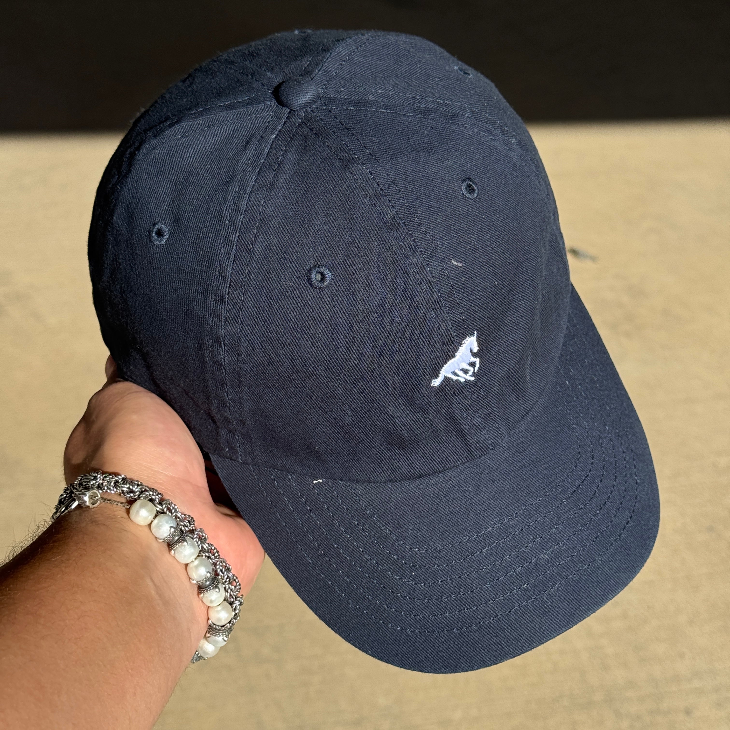 Navy Fashion Cap Horse Dad Hat Cap Adjustable