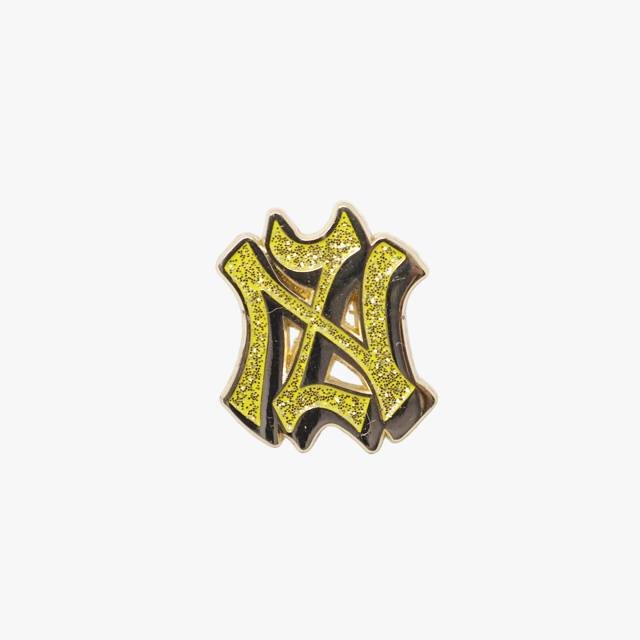 Gold New York Inspired "NZ" Graphic Pin