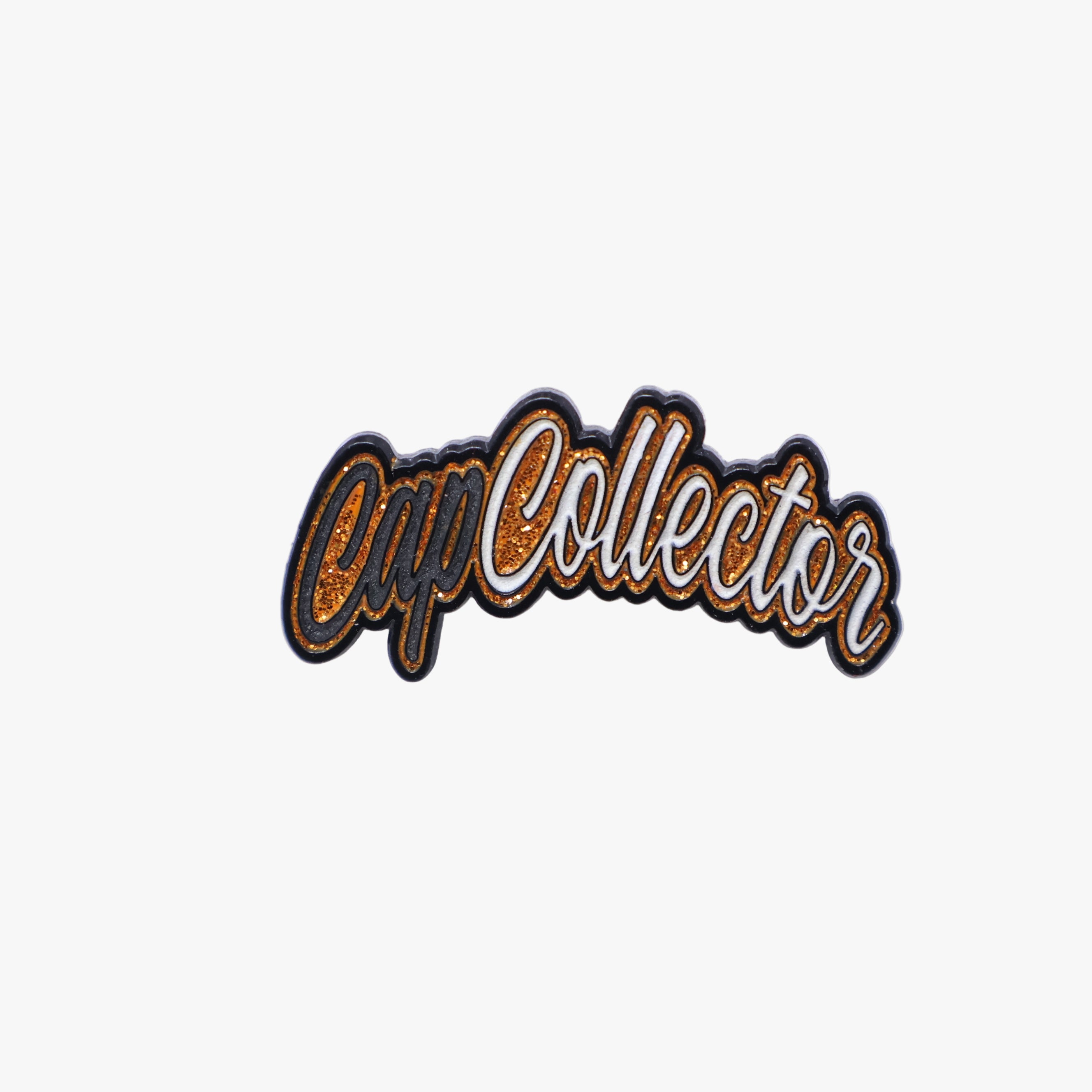 Orange CapCollector Script Pin