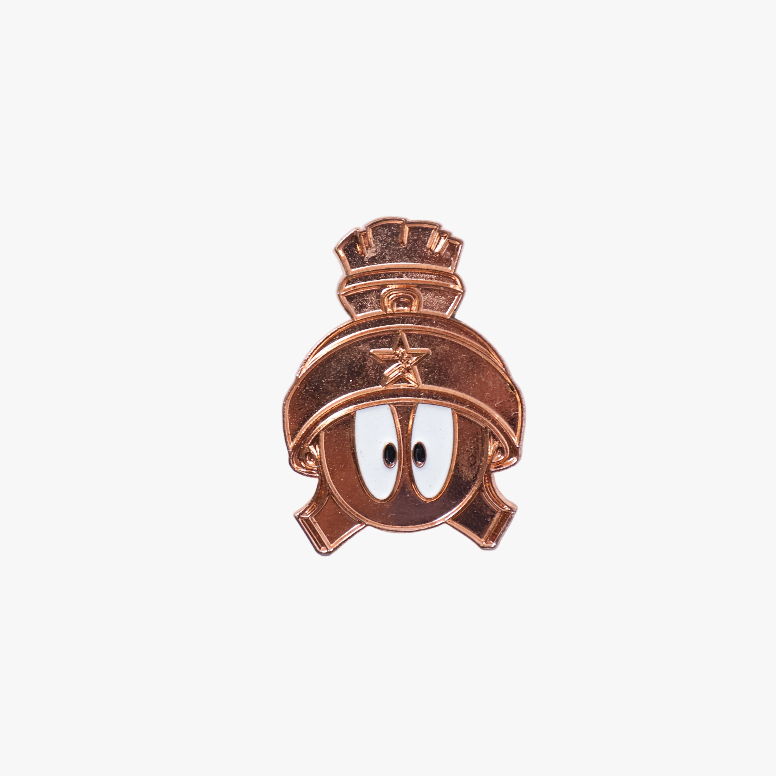 Marvin The Martian Copper/Gold Face Graphic Pin