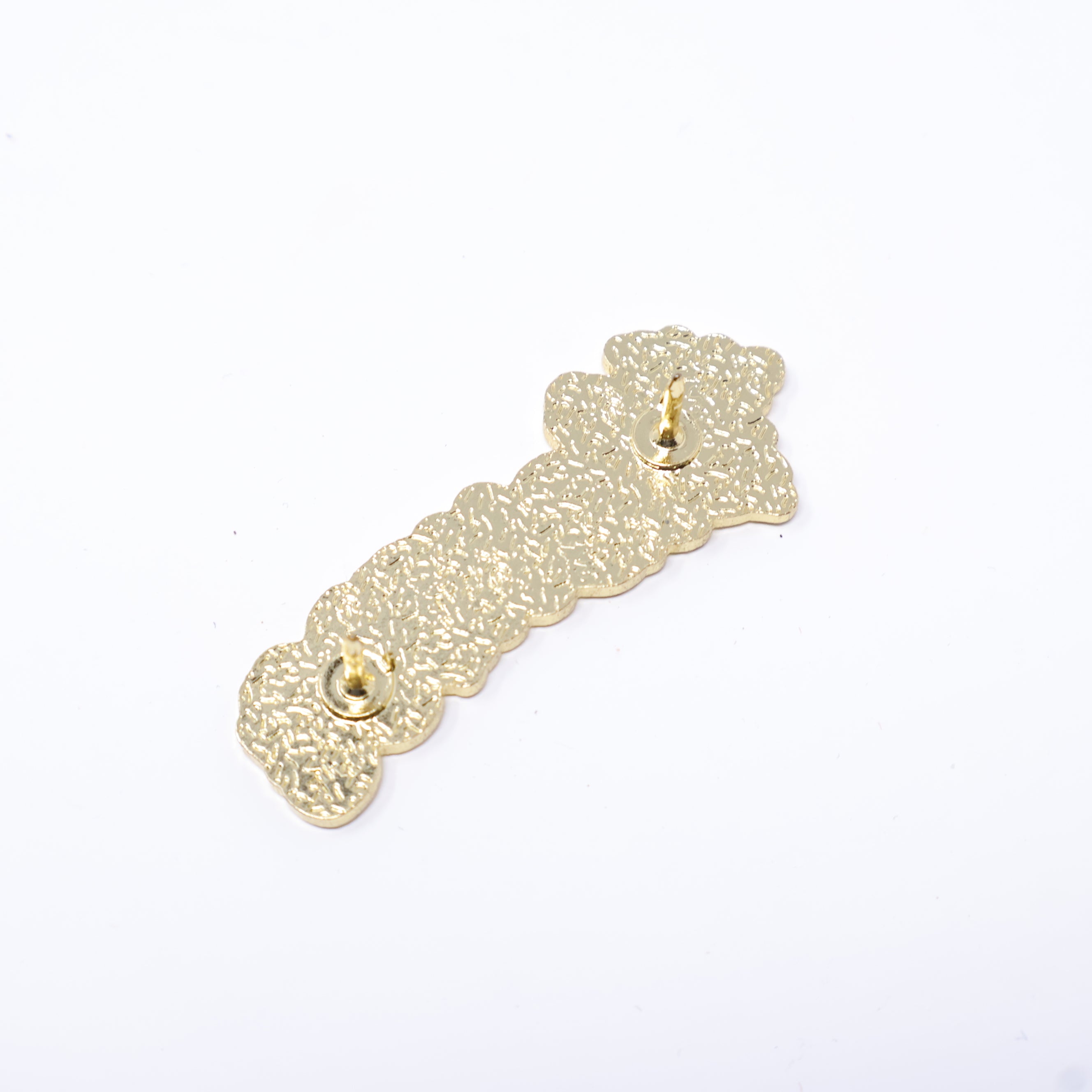 Orange Lioness Script Pin