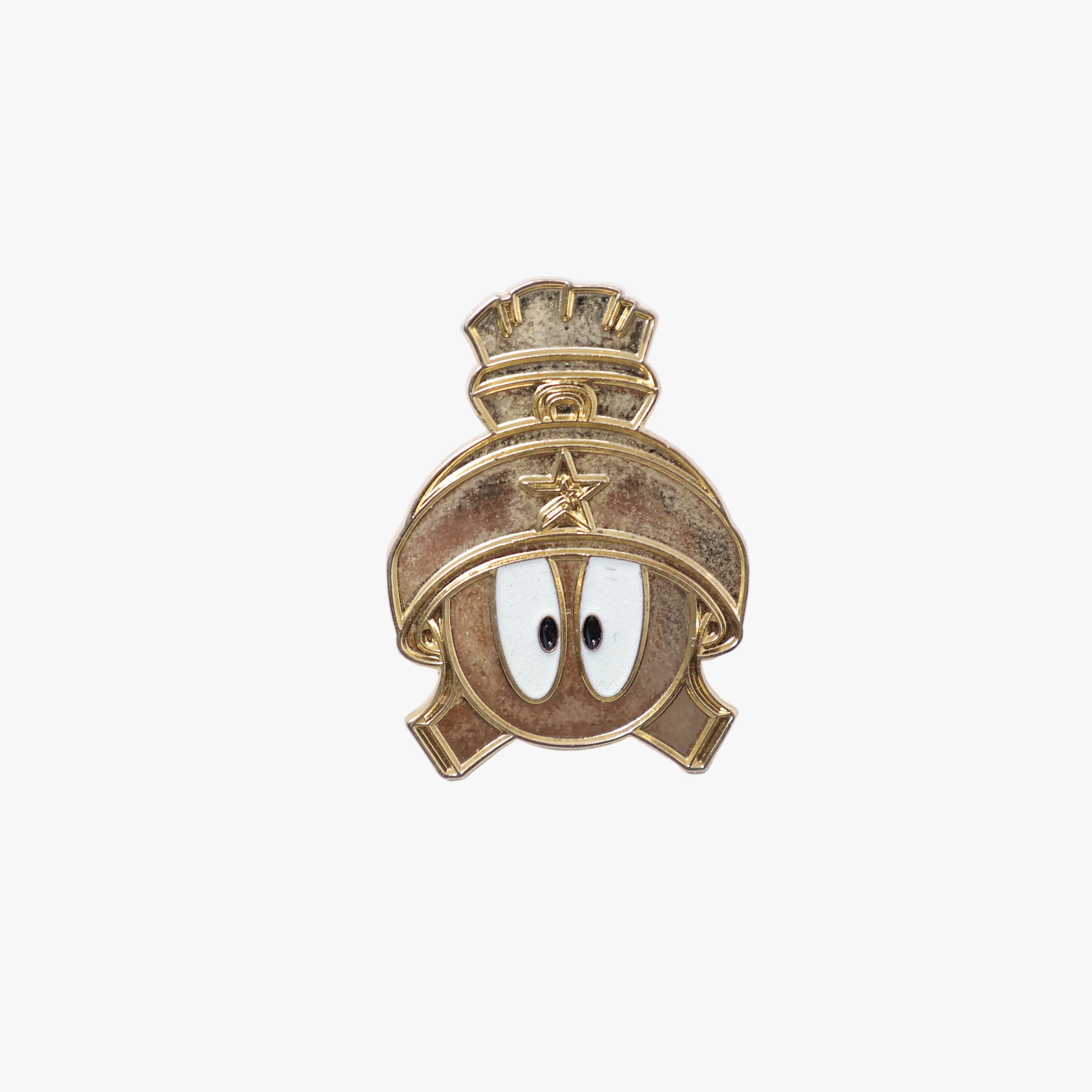 Marvin The Martian Copper/Gold Face Graphic Pin