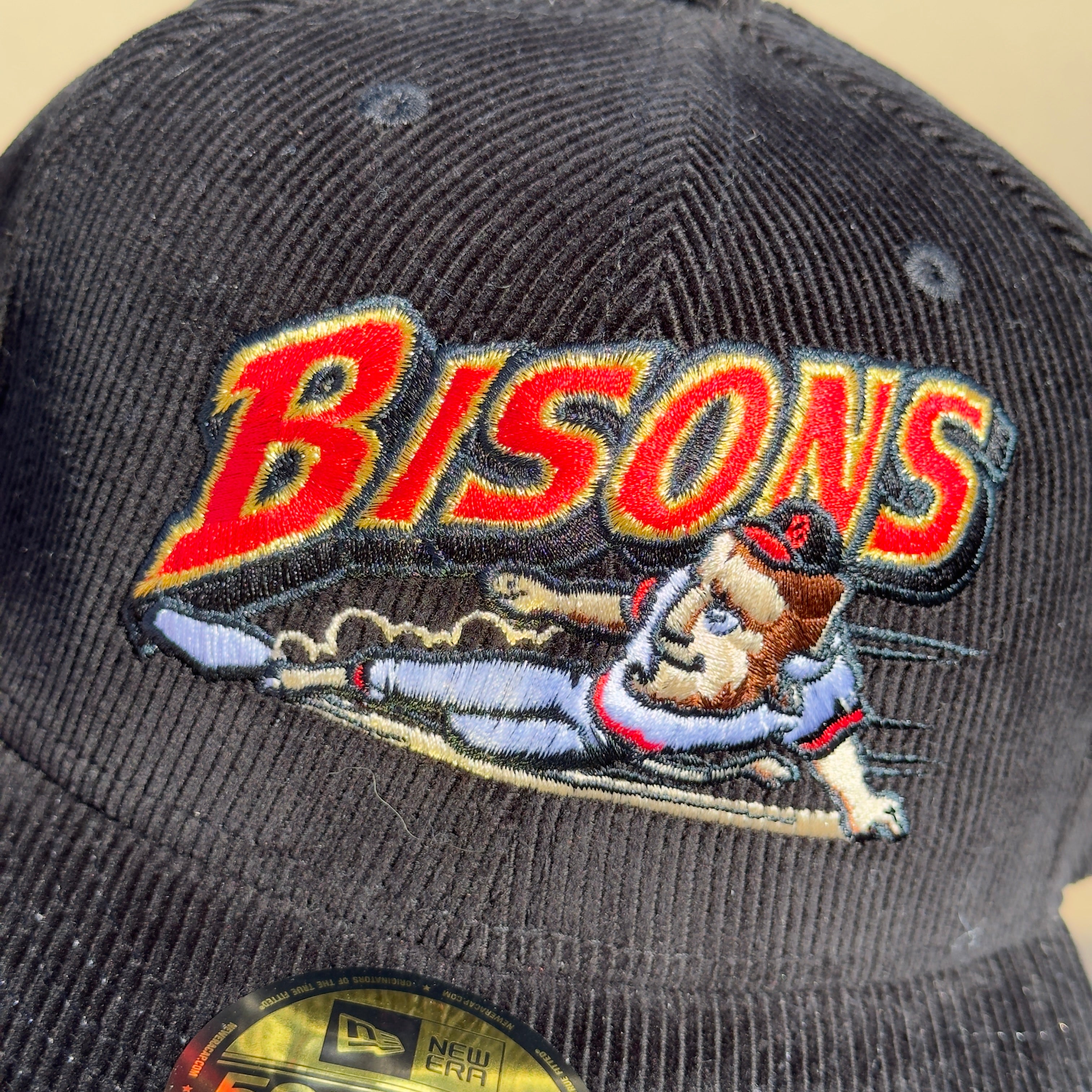 7 NEW Buffalo Bisons MiLB Simple Pain Jane 59fifty New Era Fitted Hat Cap