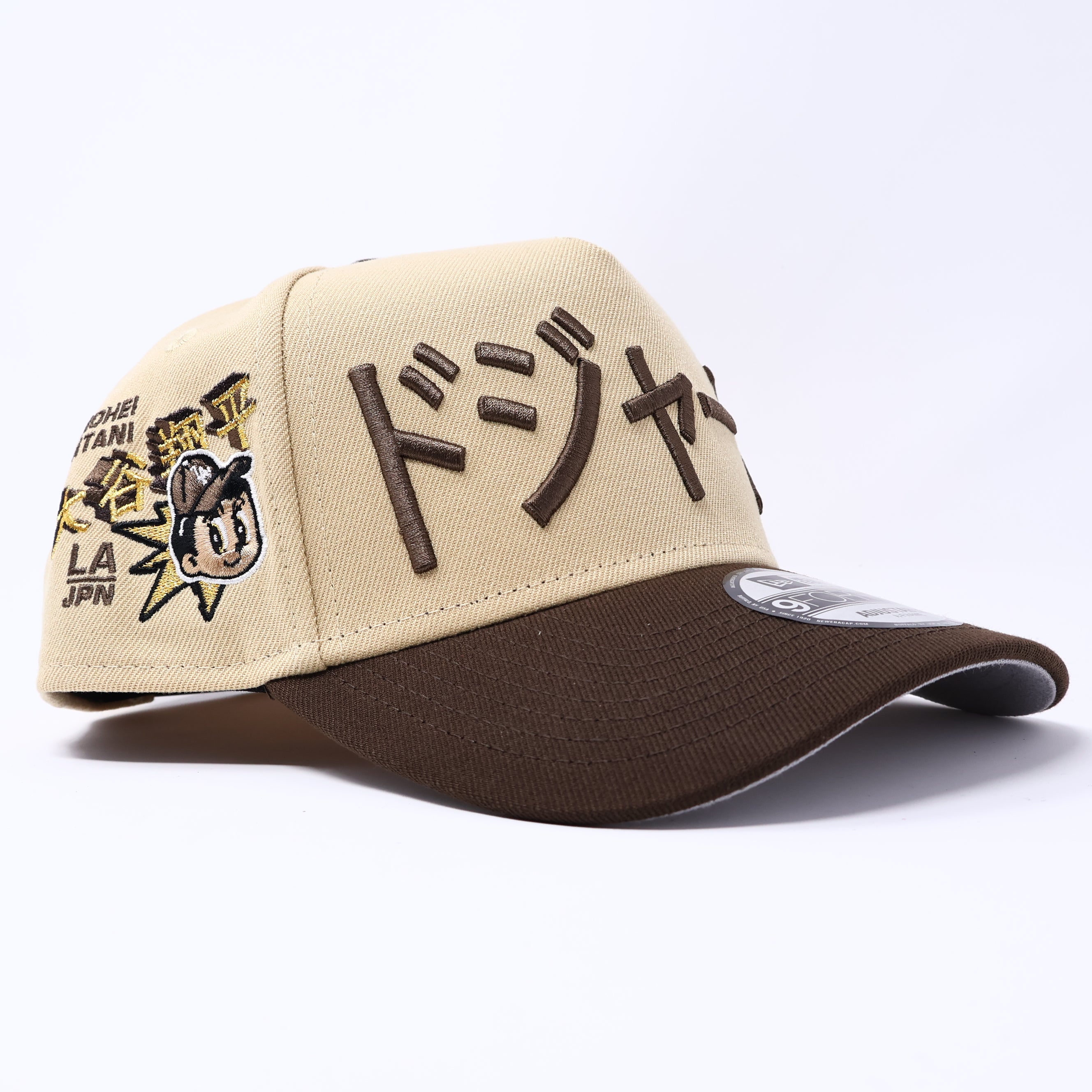 NWT Khaki Los Angeles Dodgers Shohei Ohtani 9Forty New Era Adjustable Snapback Hat 5 Panel