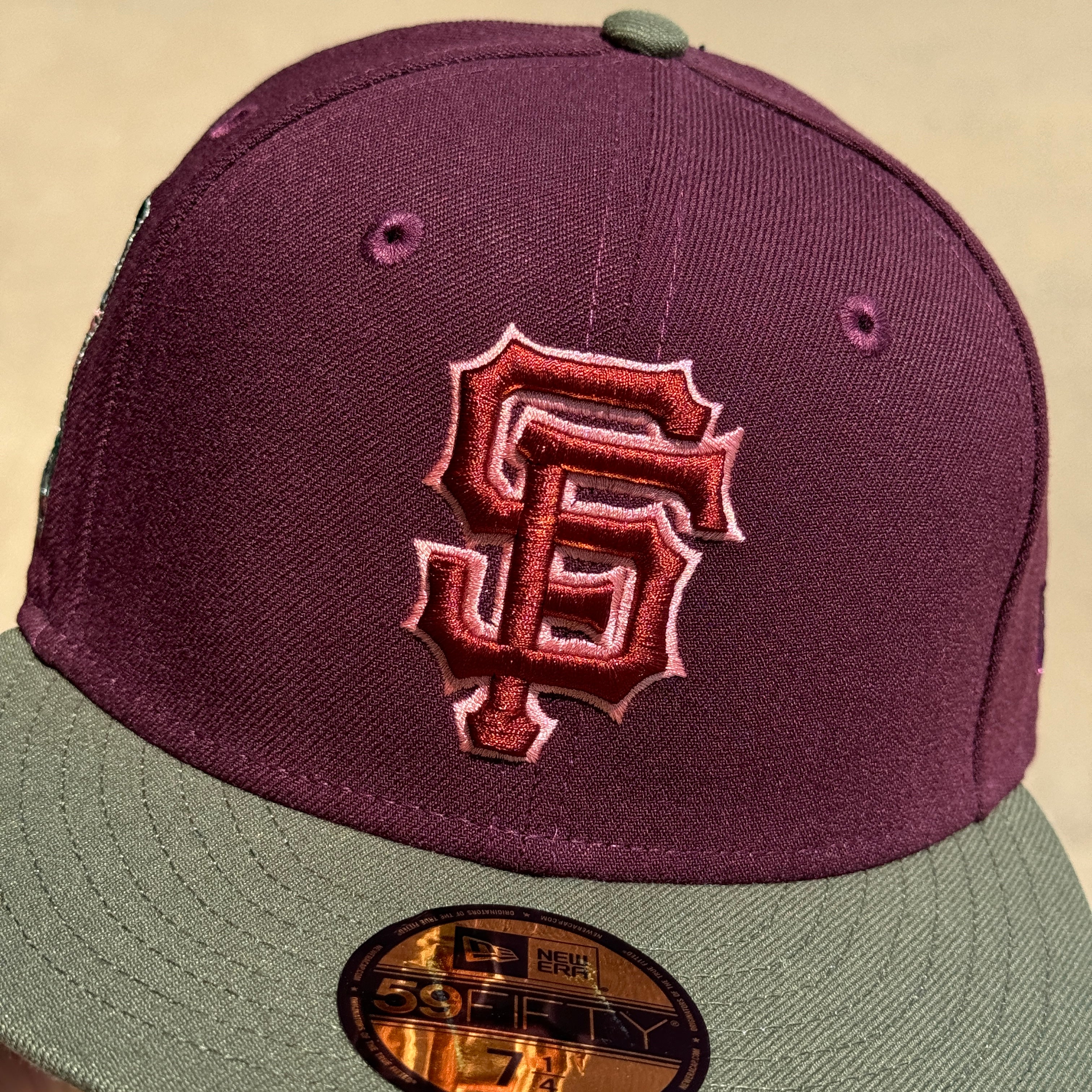 Maroon San Francisco Giants 2007 All Star Game 59fifty New Era Fitted Hat Cap