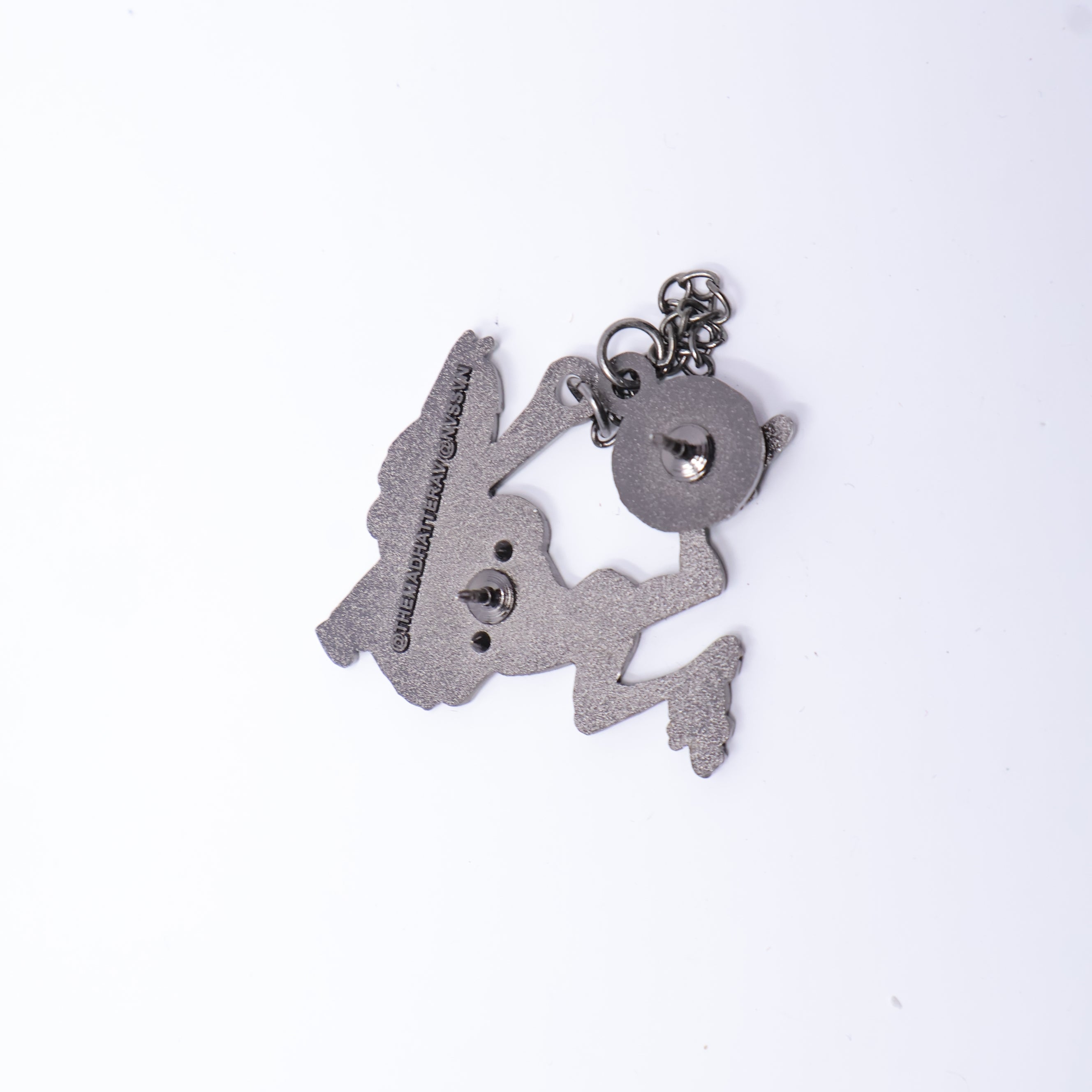 Baseball Player Swinging Graphic Pin