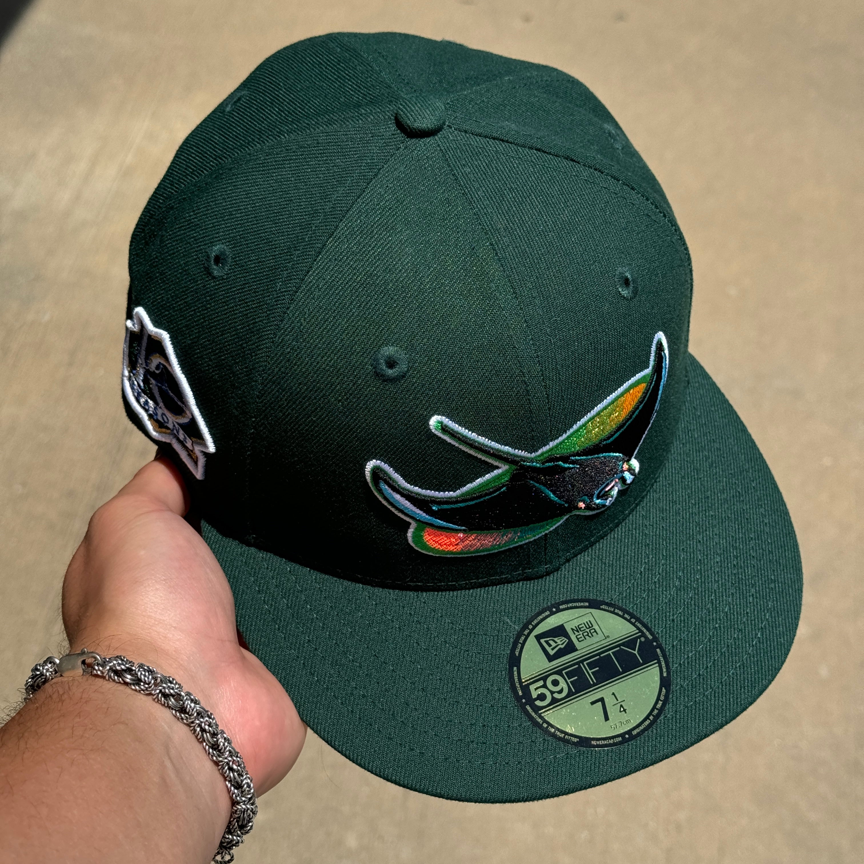 Green Tampa Bay Devil Rays 10 Seasons 59fifty New Era Fitted Hat Cap