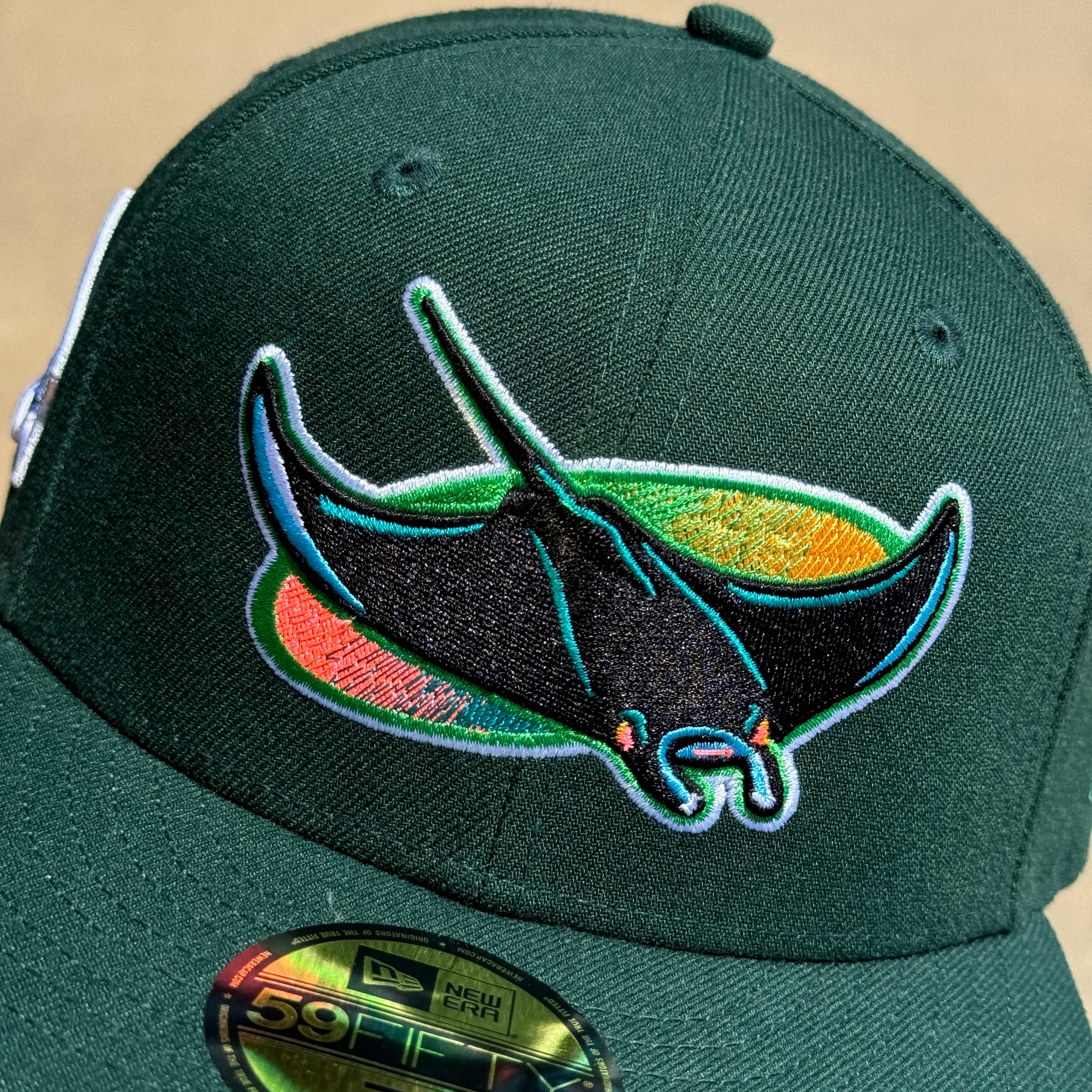 Green Tampa Bay Devil Rays 10 Seasons 59fifty New Era Fitted Hat Cap