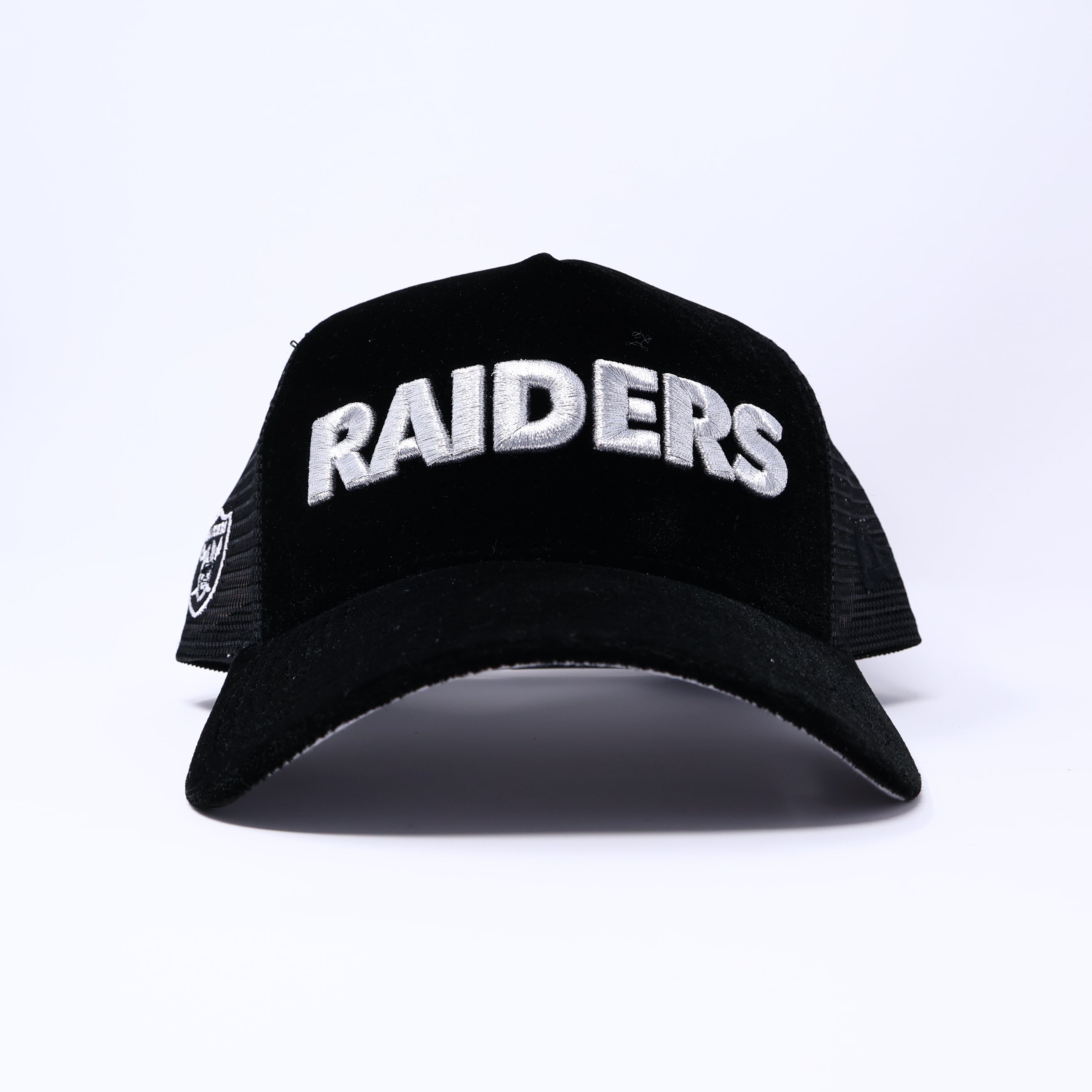 NEW Black Velour Las Vegas Raiders NFL 9Forty New Era Adjustable Snapback Hat