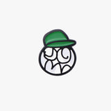 Doodle Face Various Graphic Pin