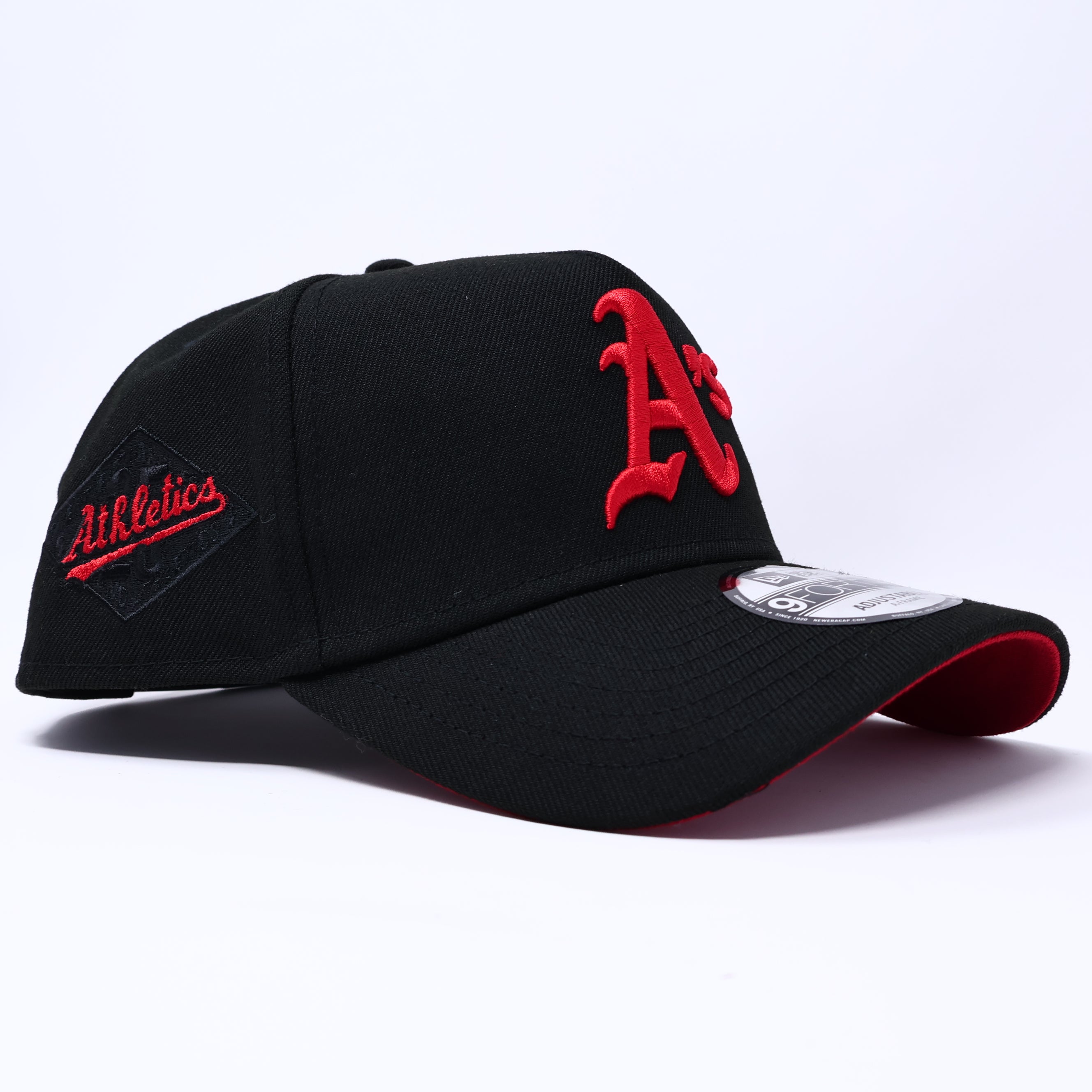 NWT Black Oakland Athletics 25th Anniversary 9Forty New Era Adjustable Snapback Hat