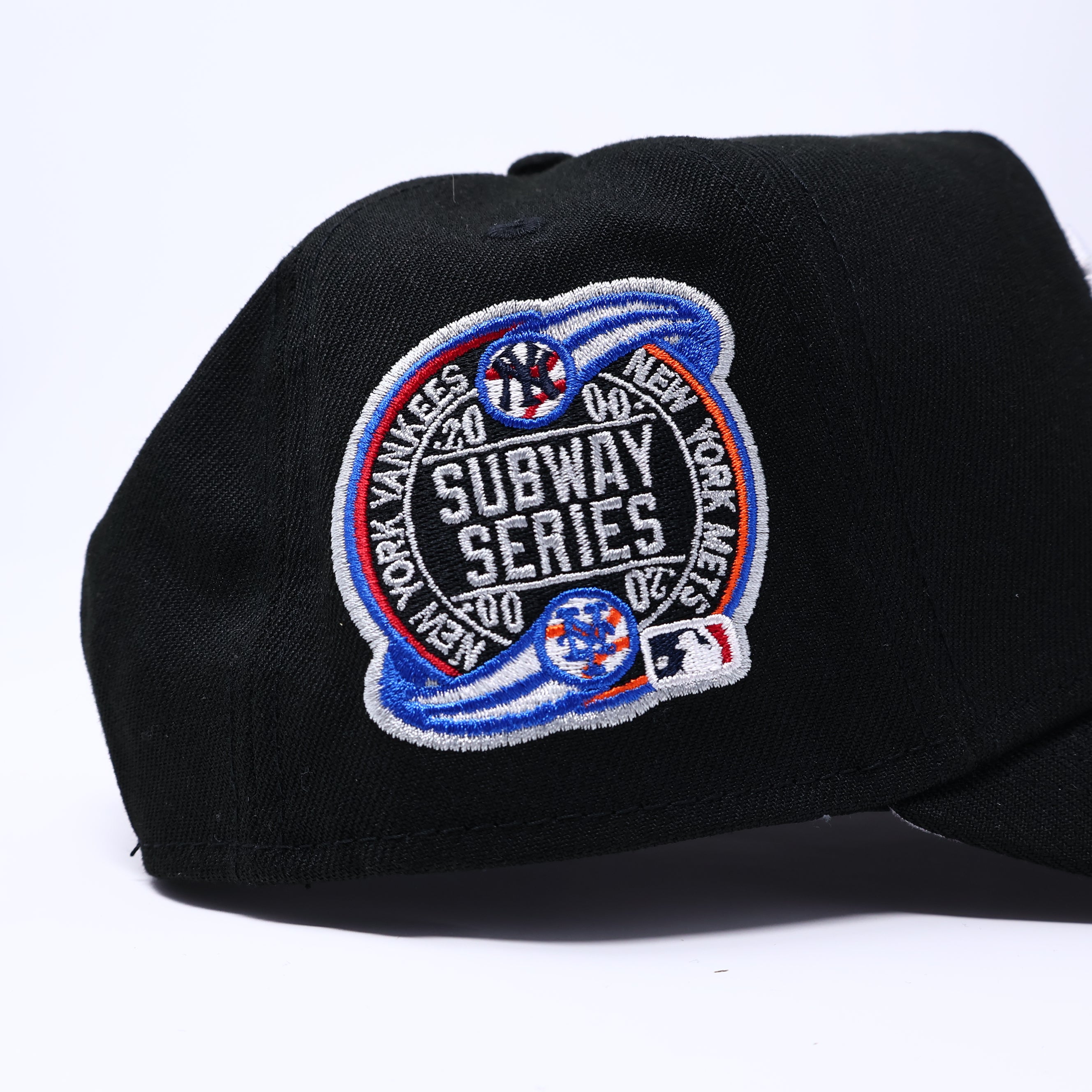 Black New York Yankees Subway Series Adjustable 9Forty A-Frame New Era Cap Hat Dad