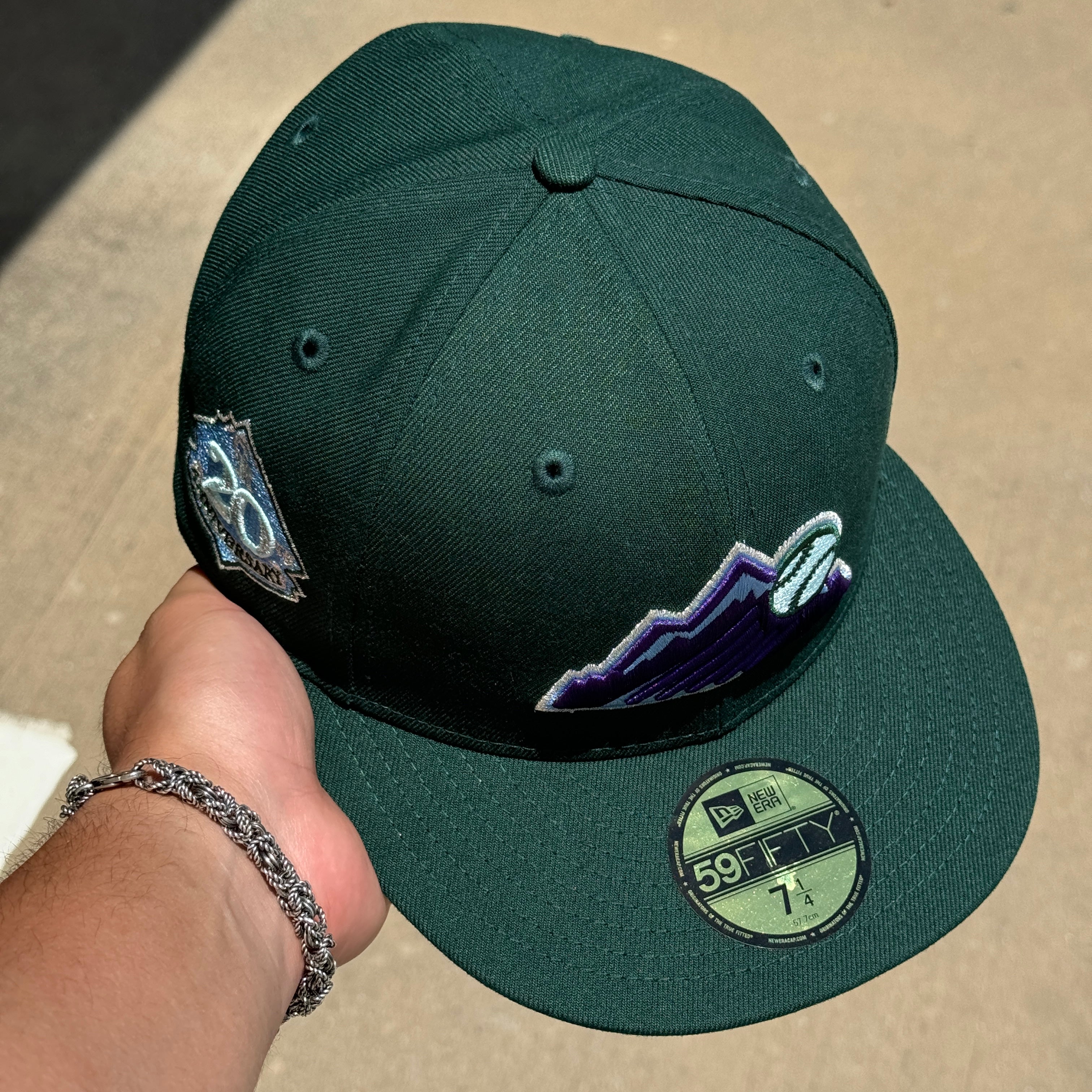 Green Colorado Rockies 20th Anniversary 59fifty New Era Fitted Hat Cap