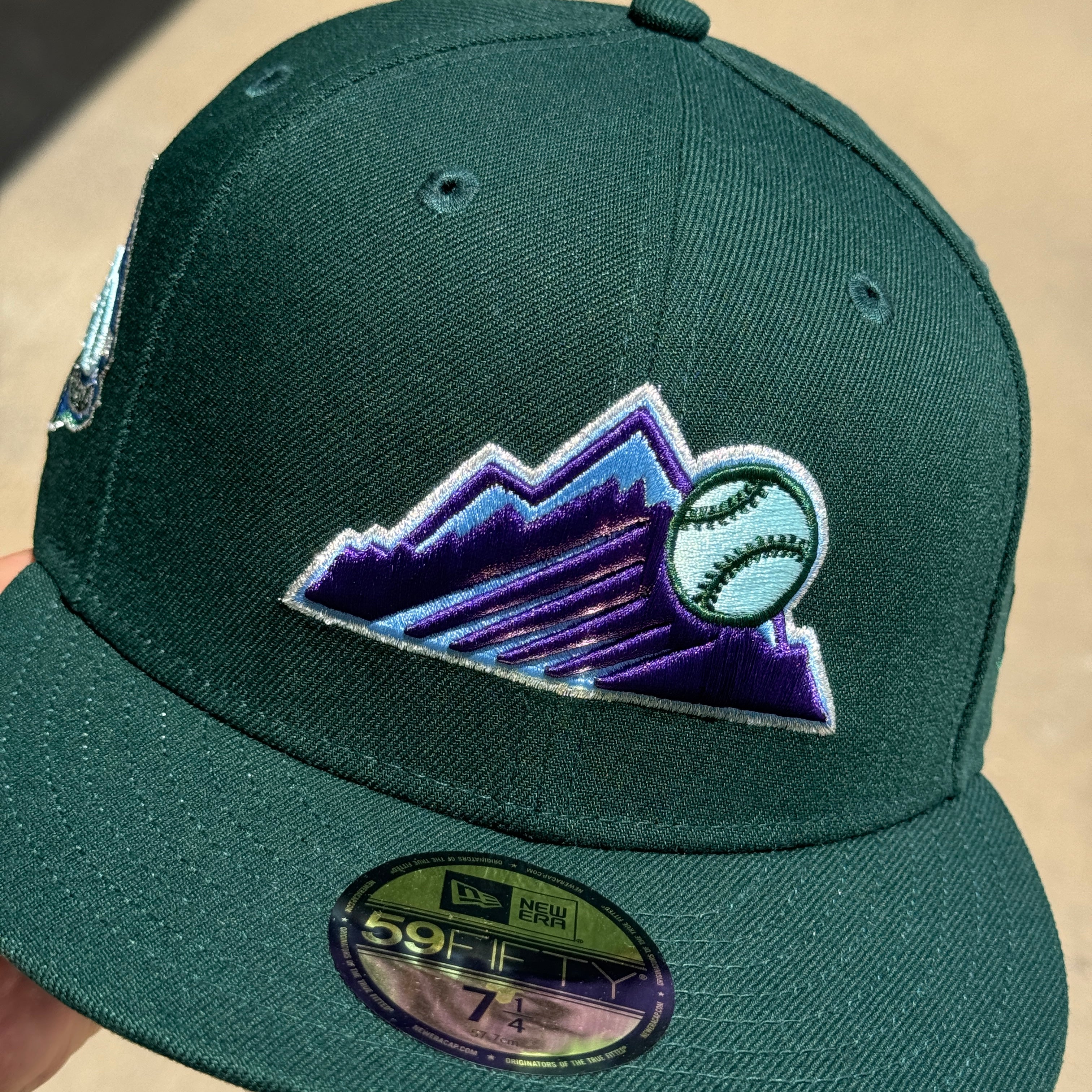 Green Colorado Rockies 20th Anniversary 59fifty New Era Fitted Hat Cap