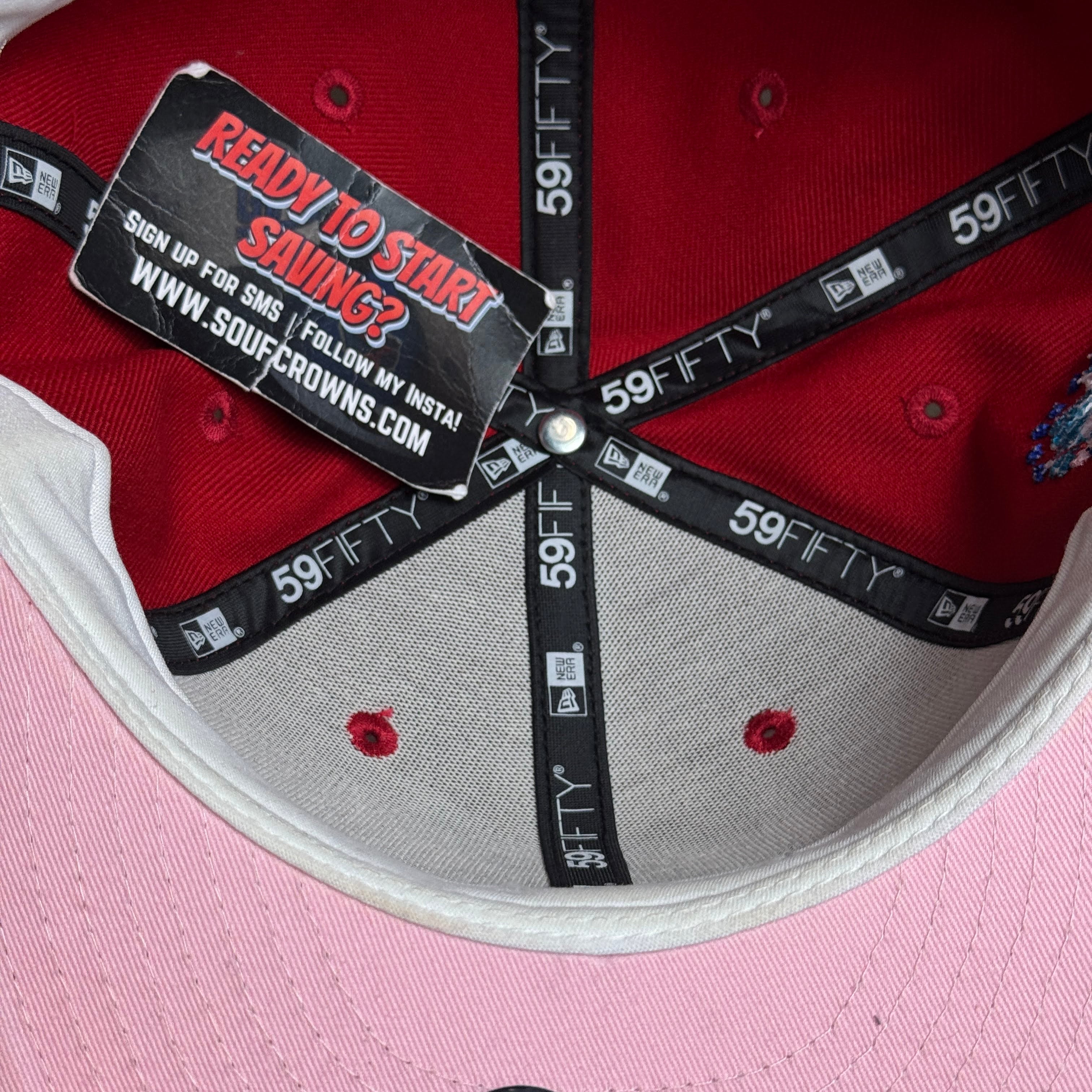 NWT 7/8 Red Toronto Blue Jays 91 All Star Game 59fifty New Era Fitted Hat Cap
