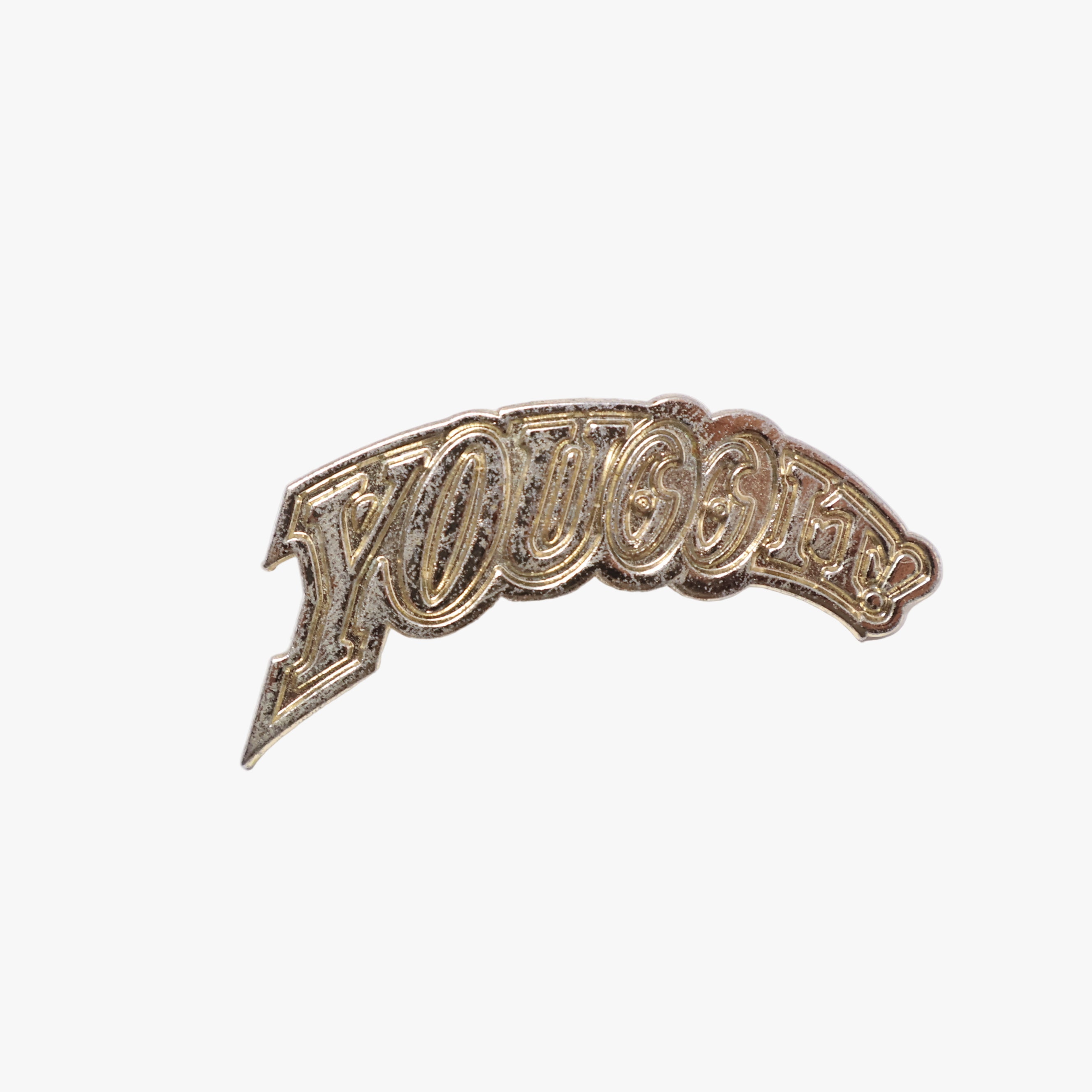 YOUSEEIT! Gold Plating Script Pin