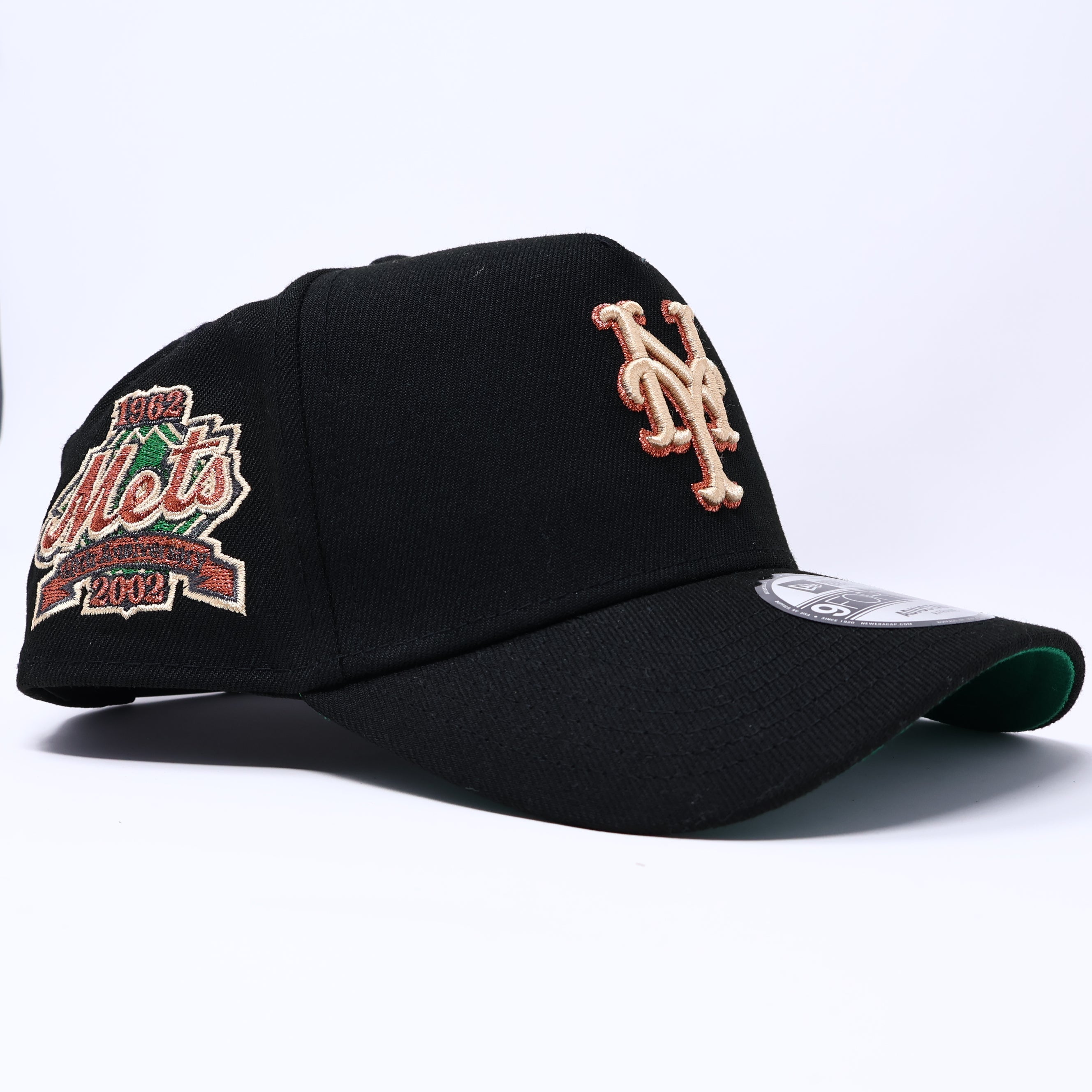 NWT Black New York Mets 40th Anniversary 9Forty New Era Adjustable Snapback Hat 5 Panel