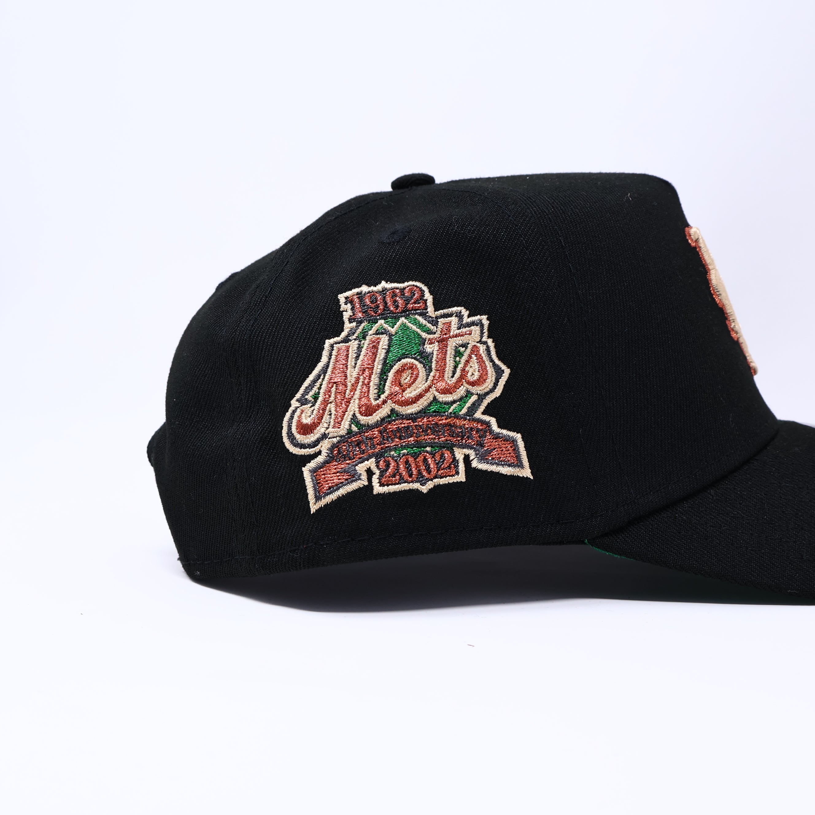 NWT Black New York Mets 40th Anniversary 9Forty New Era Adjustable Snapback Hat 5 Panel