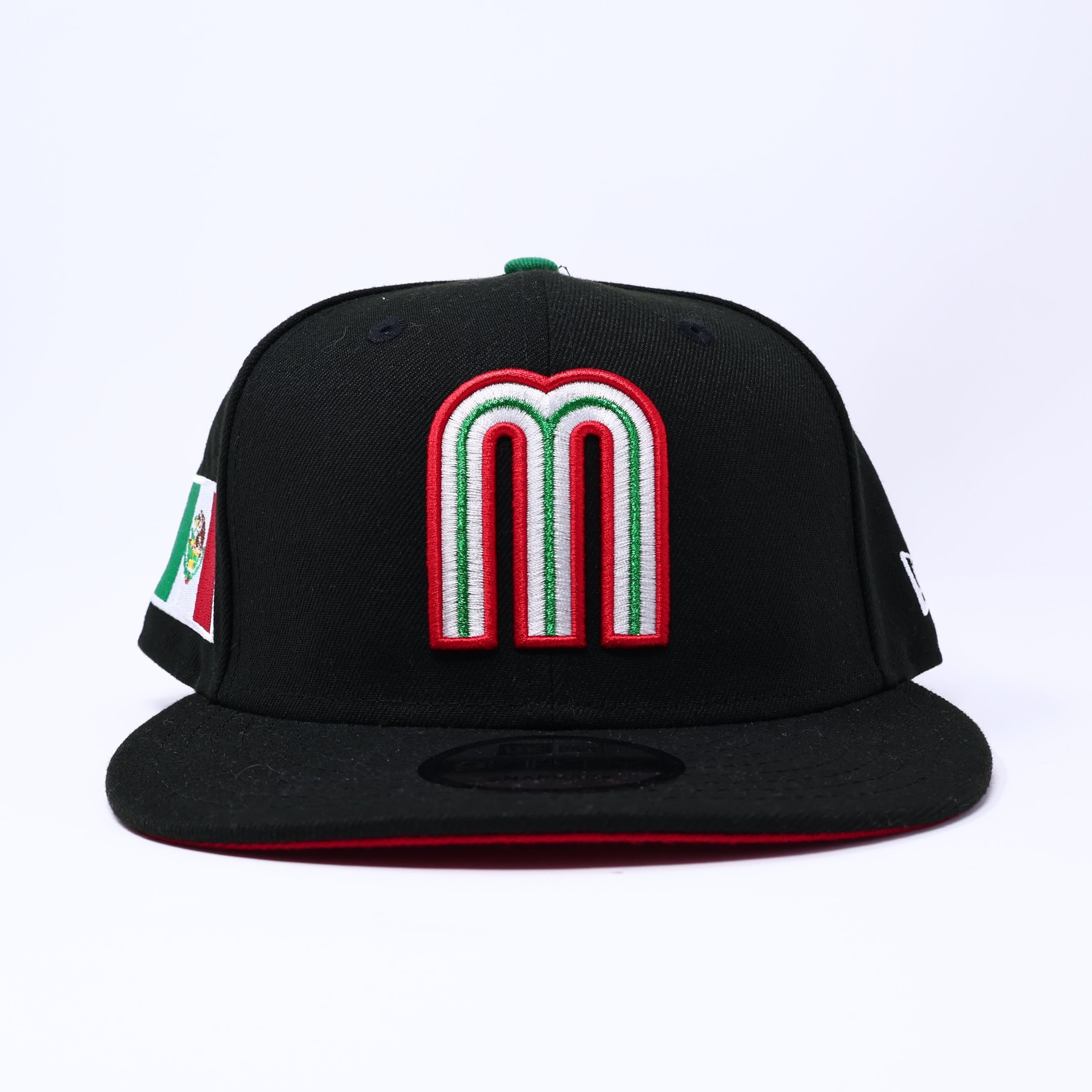 NWT Black Mexico WBC Mexican Flag 9Fifty New Era Snapback Adjustable Hat