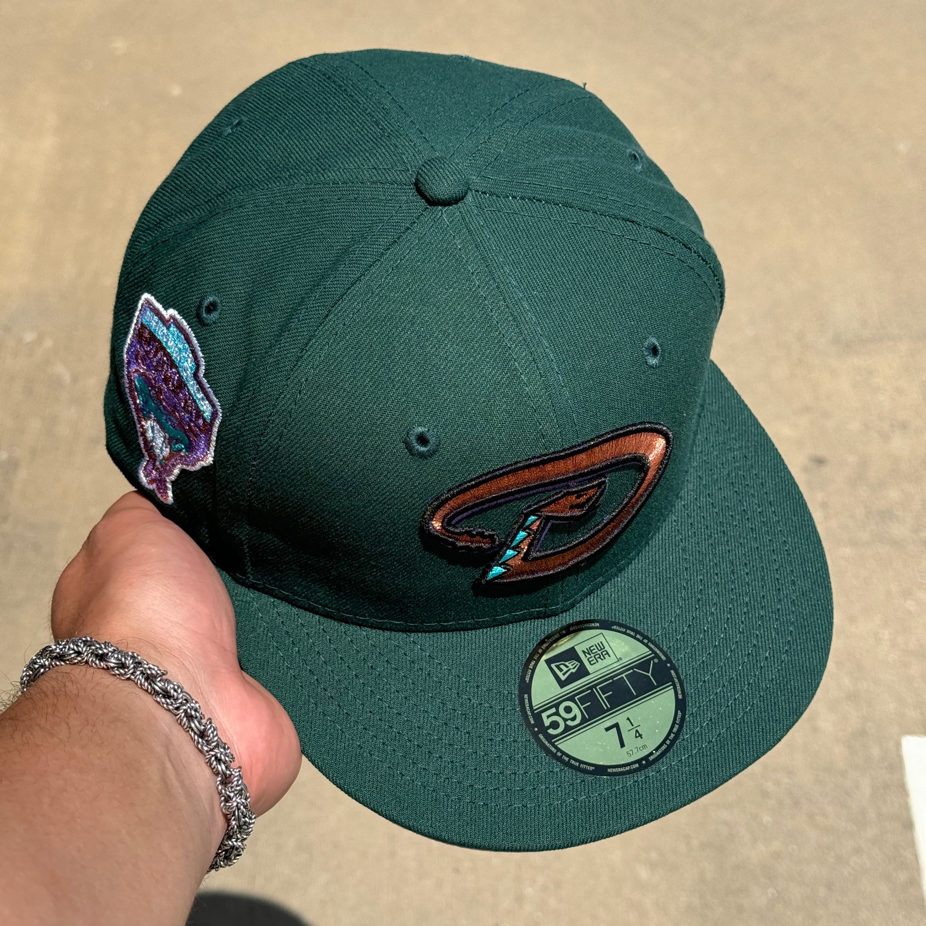 Green Arizona Diamondbacks 1998 Inaugural Season 59fifty New Era Fitted Hat Cap