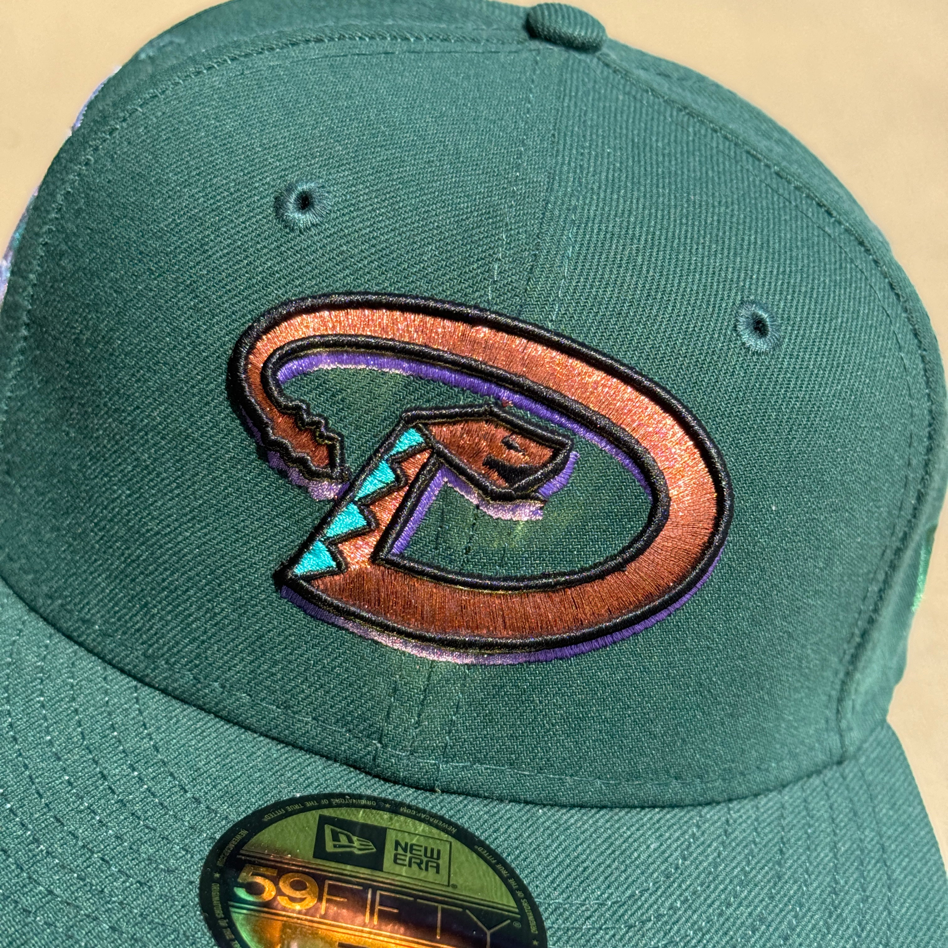 Green Arizona Diamondbacks 1998 Inaugural Season 59fifty New Era Fitted Hat Cap