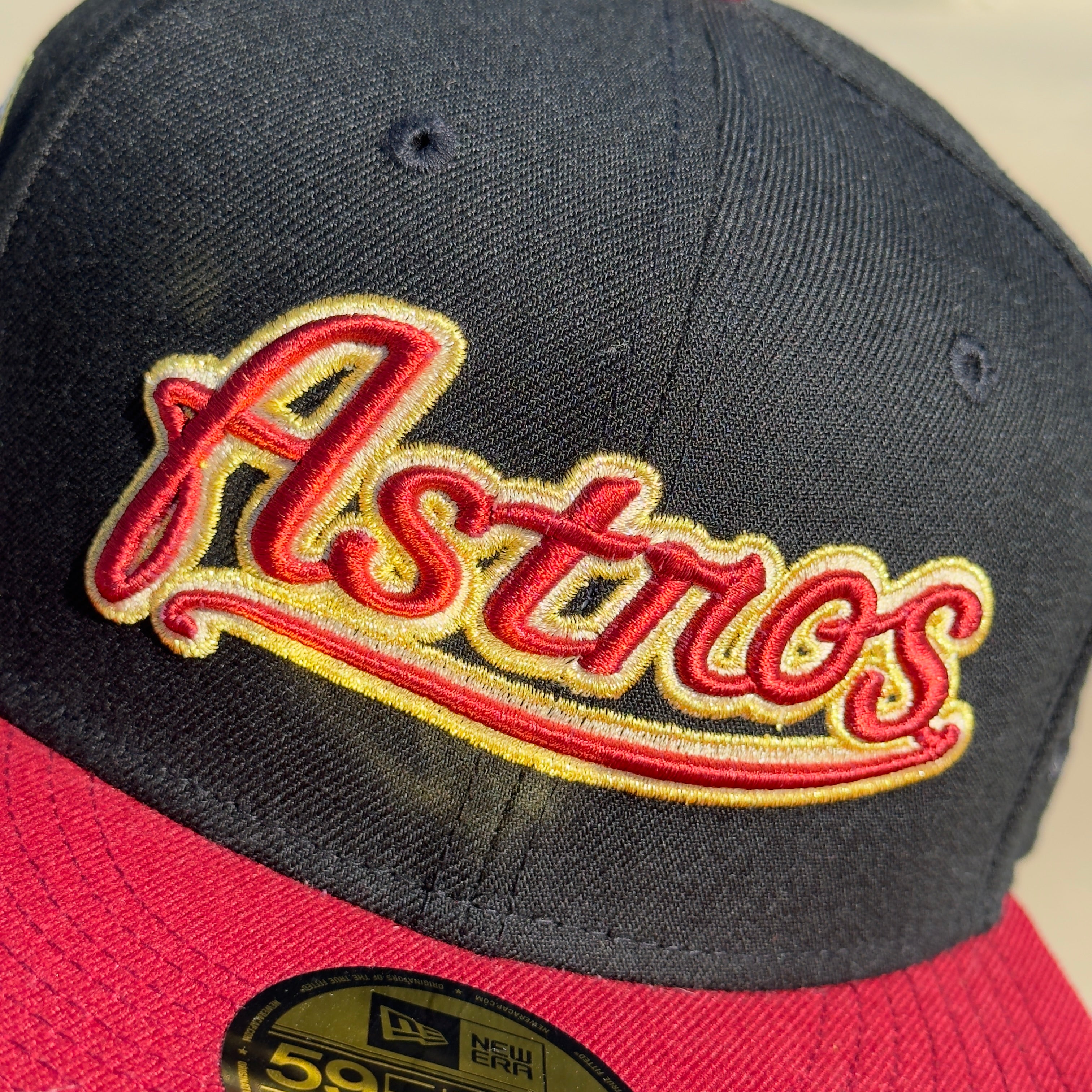 7 3/8 Houston Astros Celebrating 40 Years 59fifty New Era Fitted Cap Hat