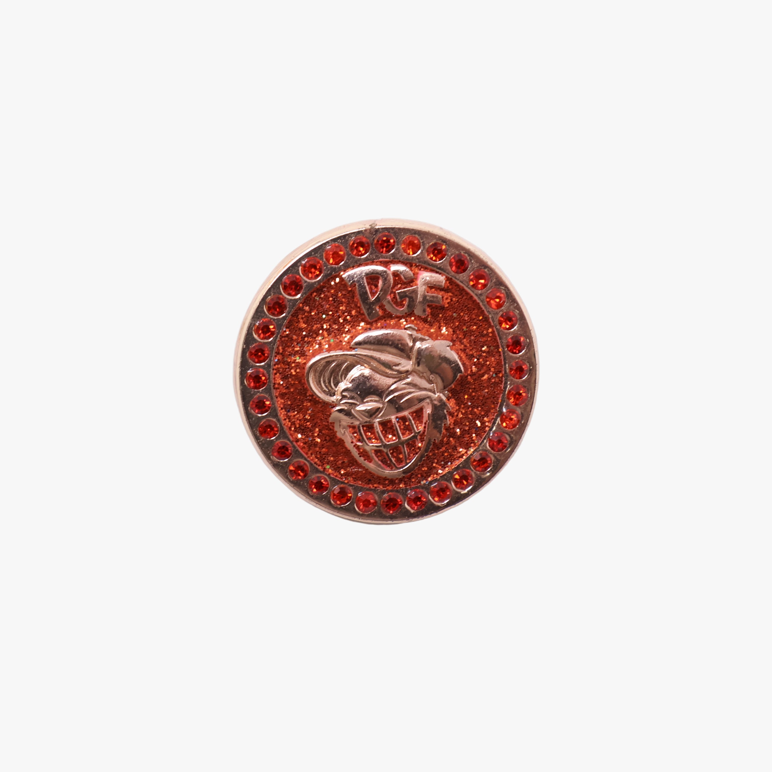 Red Copper RGF Bear Coin Pin