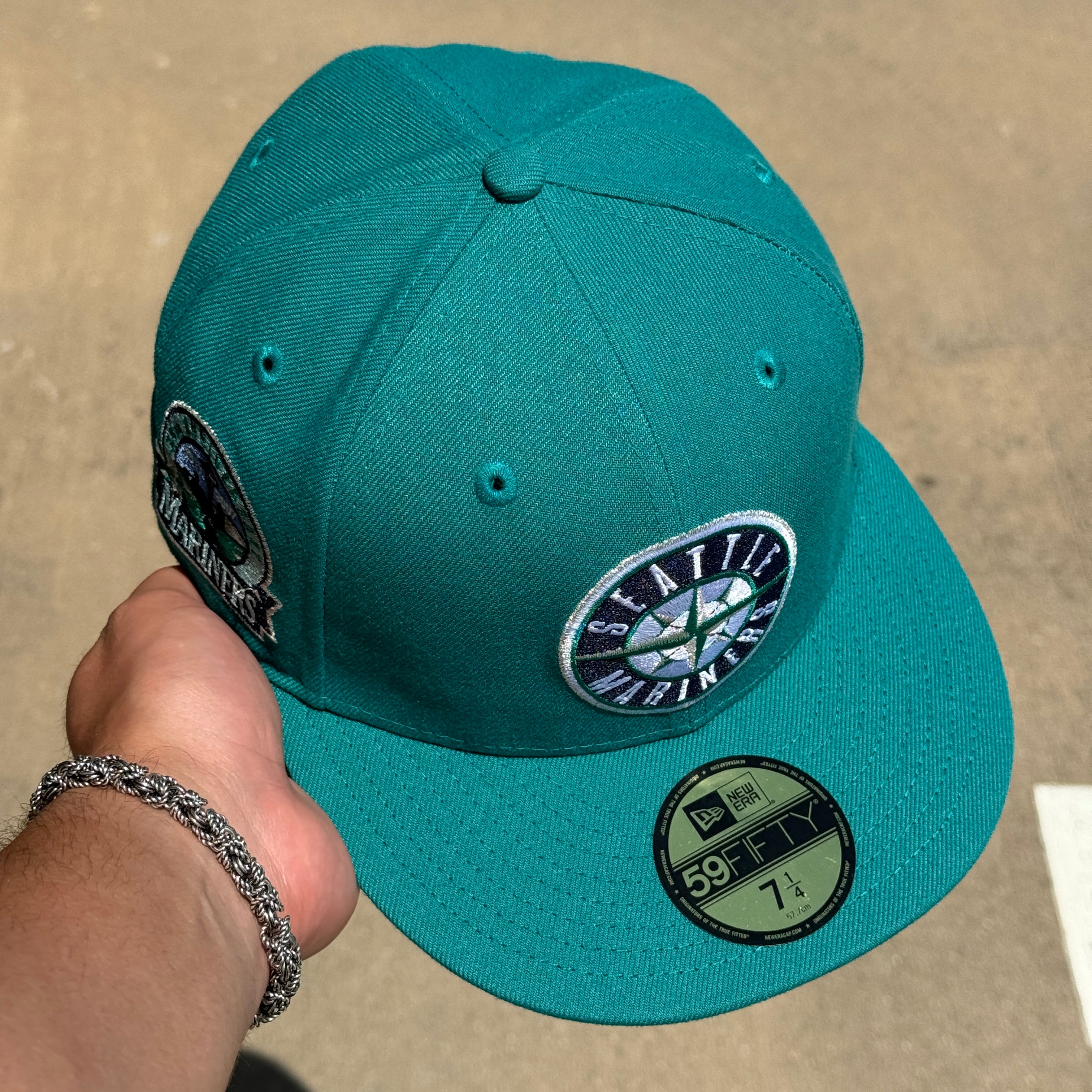 Teal Seattle Mariners 30th Anniversary 59fifty New Era Fitted Hat Cap