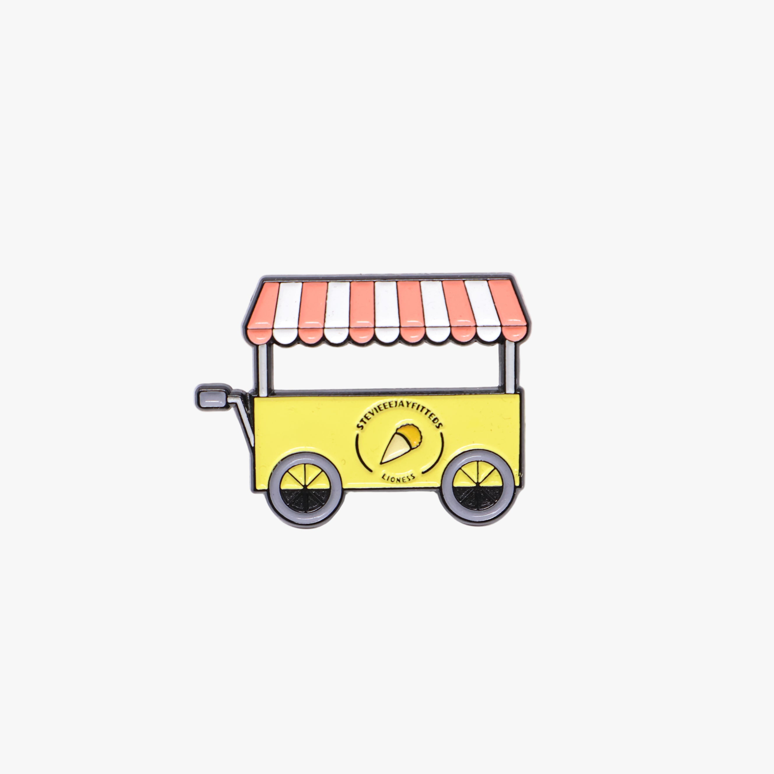 Ice Cream cart Graphic Pin
