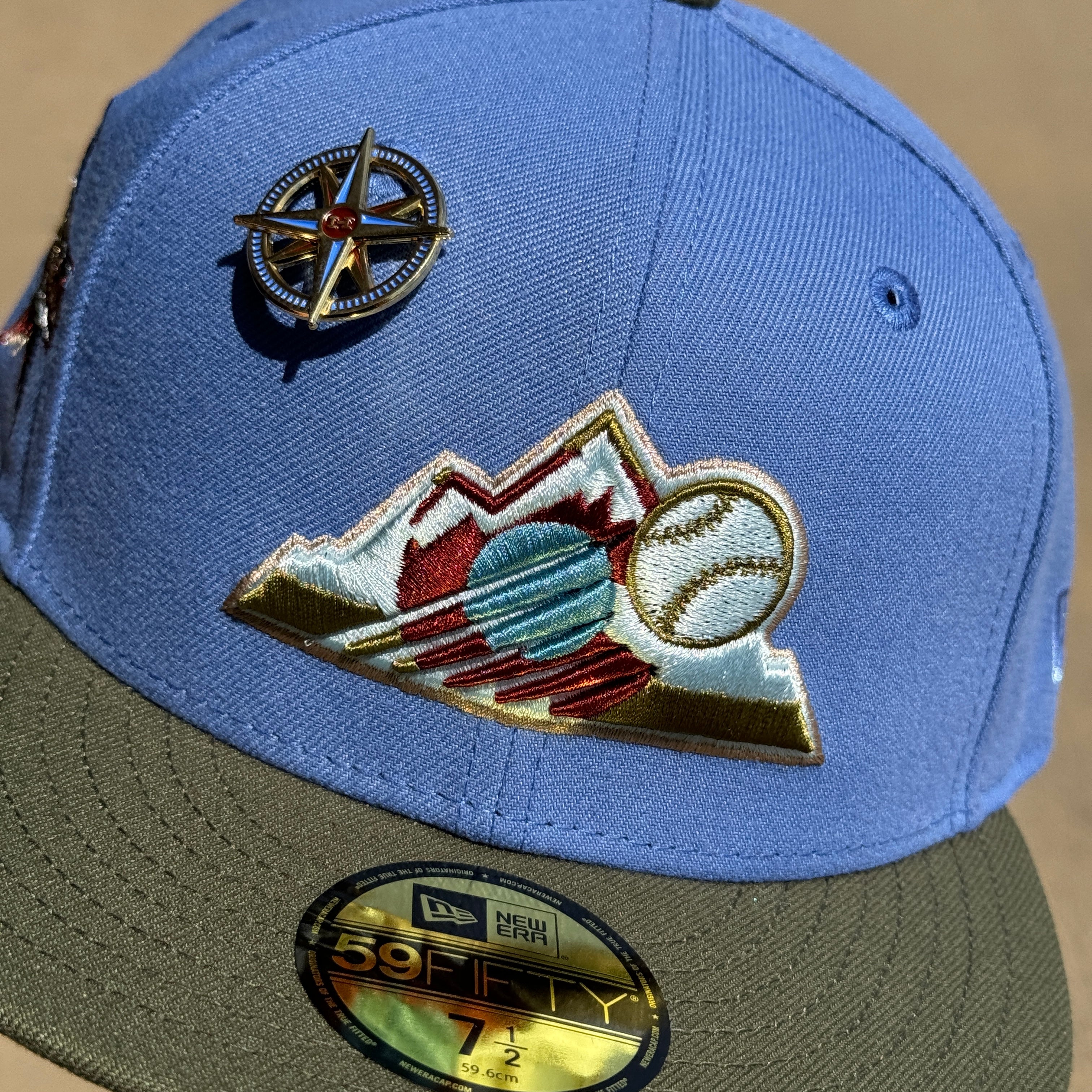 Blue Colorado Rockies 2021 All Star Game 59fifty New Era Fitted Hat Cap