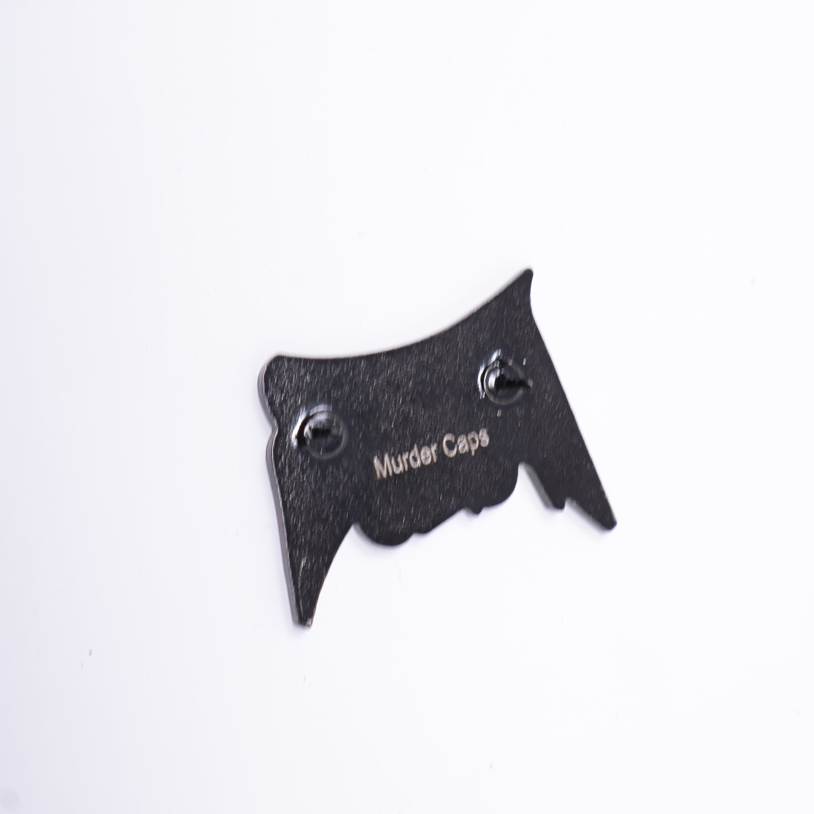 Green White Murder Caps Graphic Pin