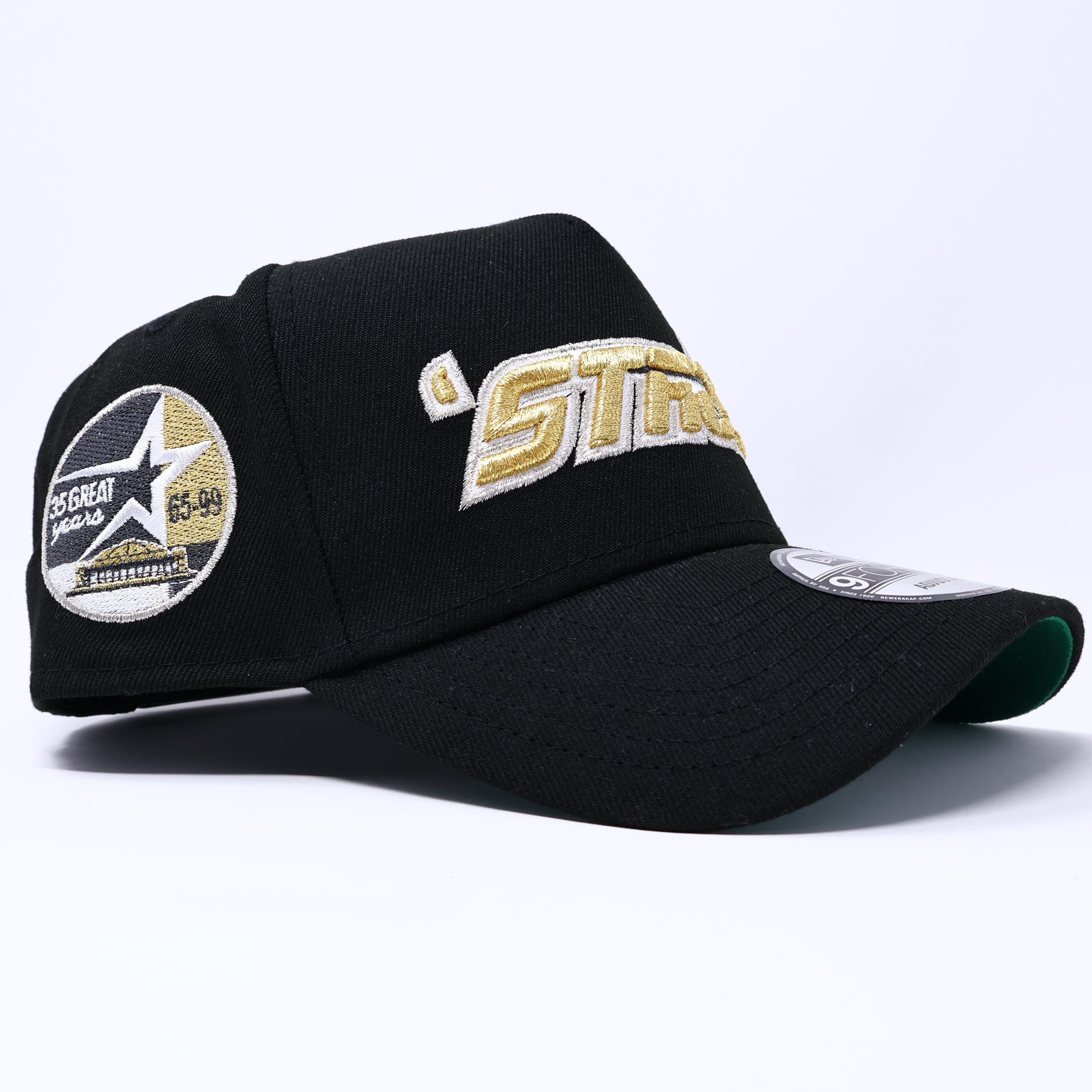 NEW Black Houston Astros 35 Great Years 9Forty New Era Adjustable Snapback Hat