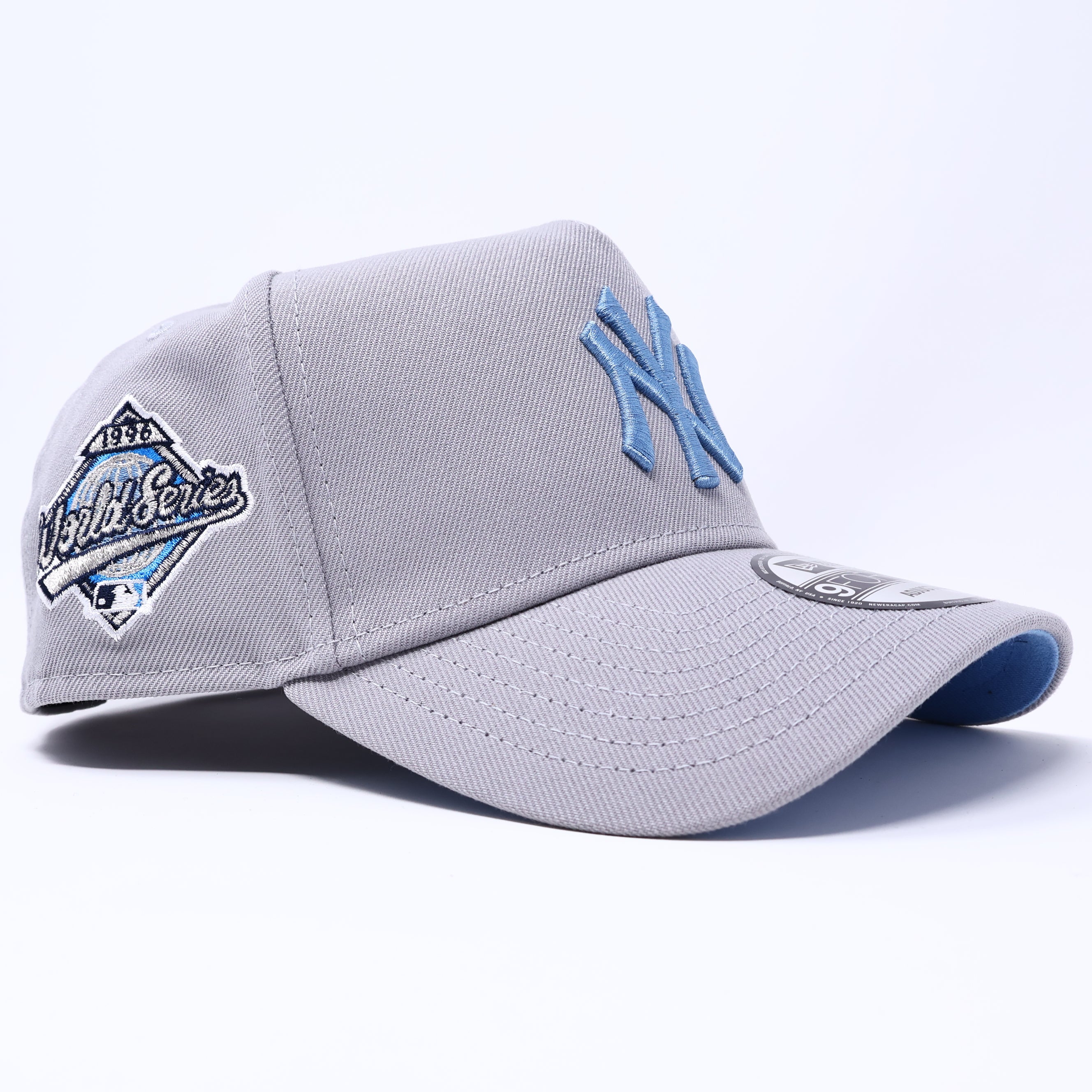 NWT Gray New York Yankees 1996 World Series 9Forty New Era Adjustable Snapback Hat 5 Panel