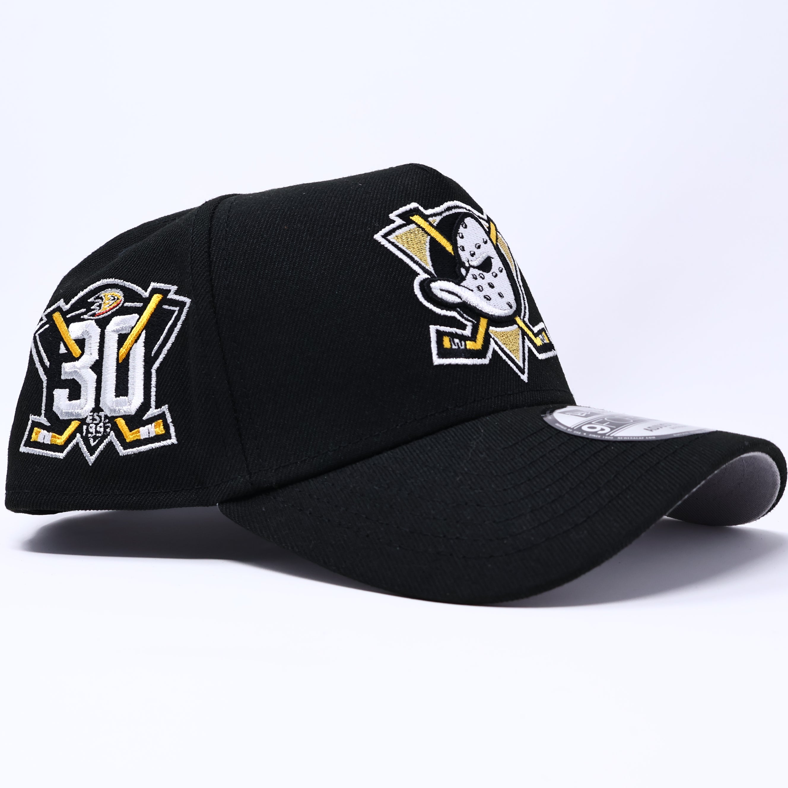 NWT Black Anaheim Ducks NHL 9Forty New Era Adjustable Snapback Hat 5 Panel