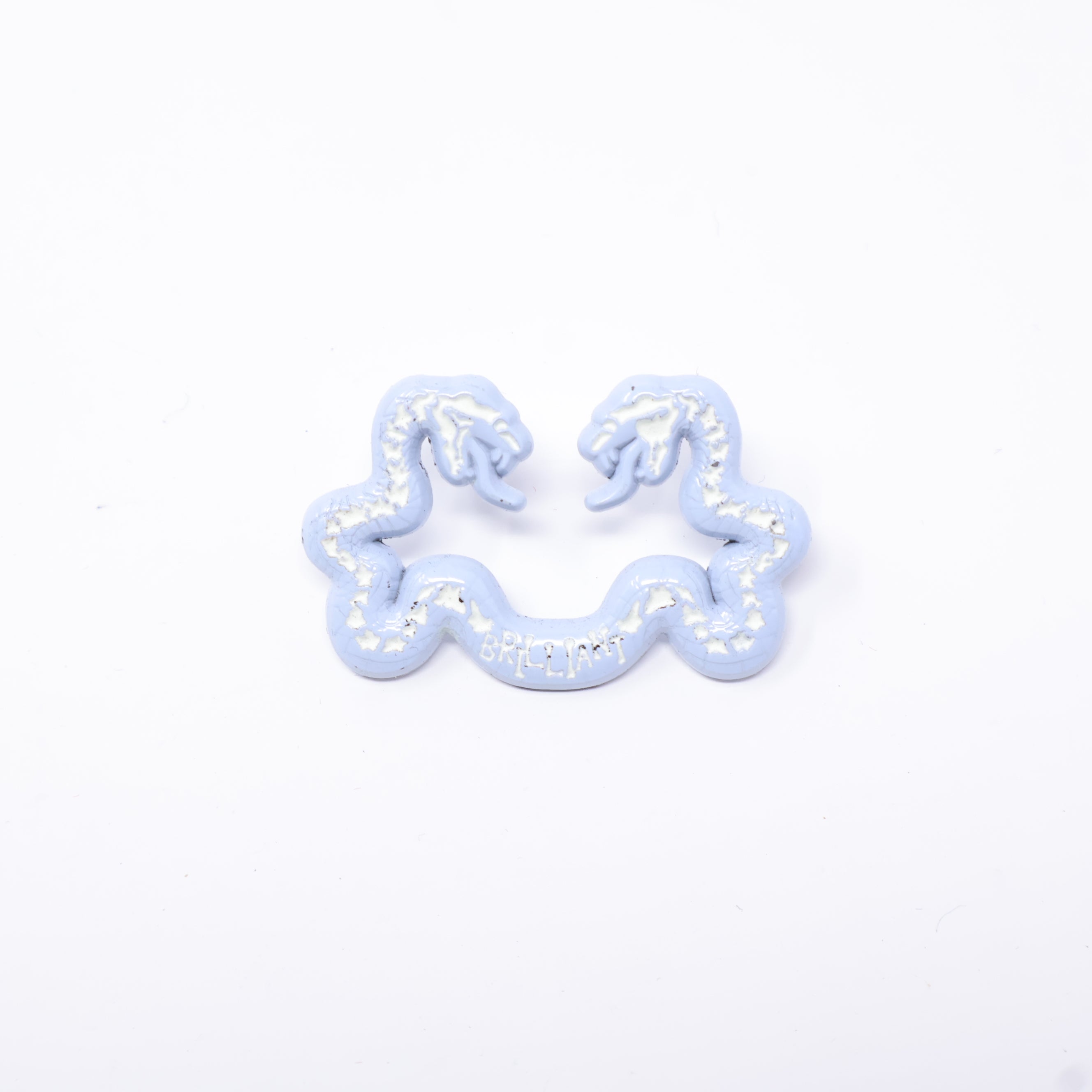 Lavender Snake MLB Logo Pin